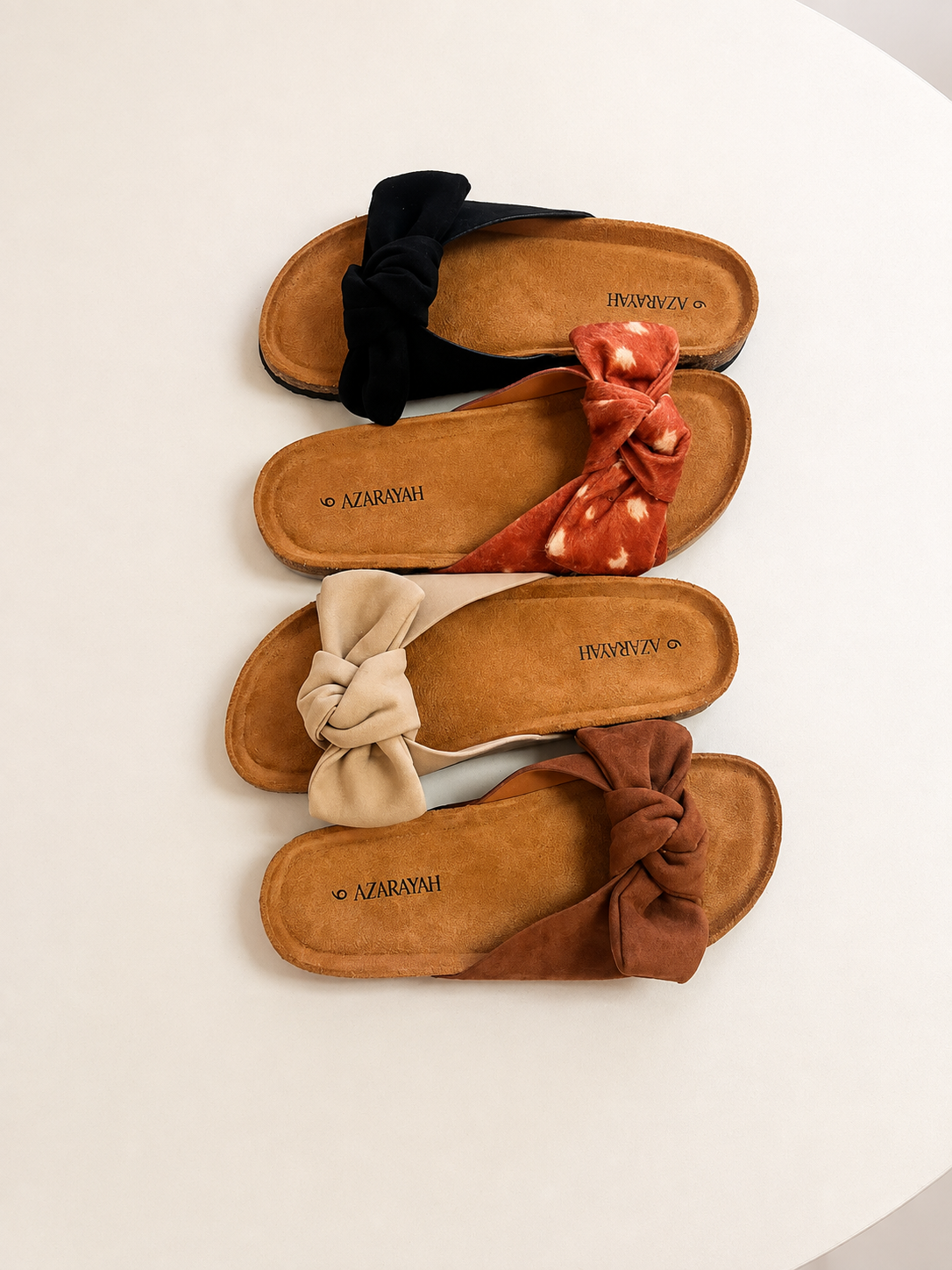 Bumble | Bow Detail Footbed Slide Sandal