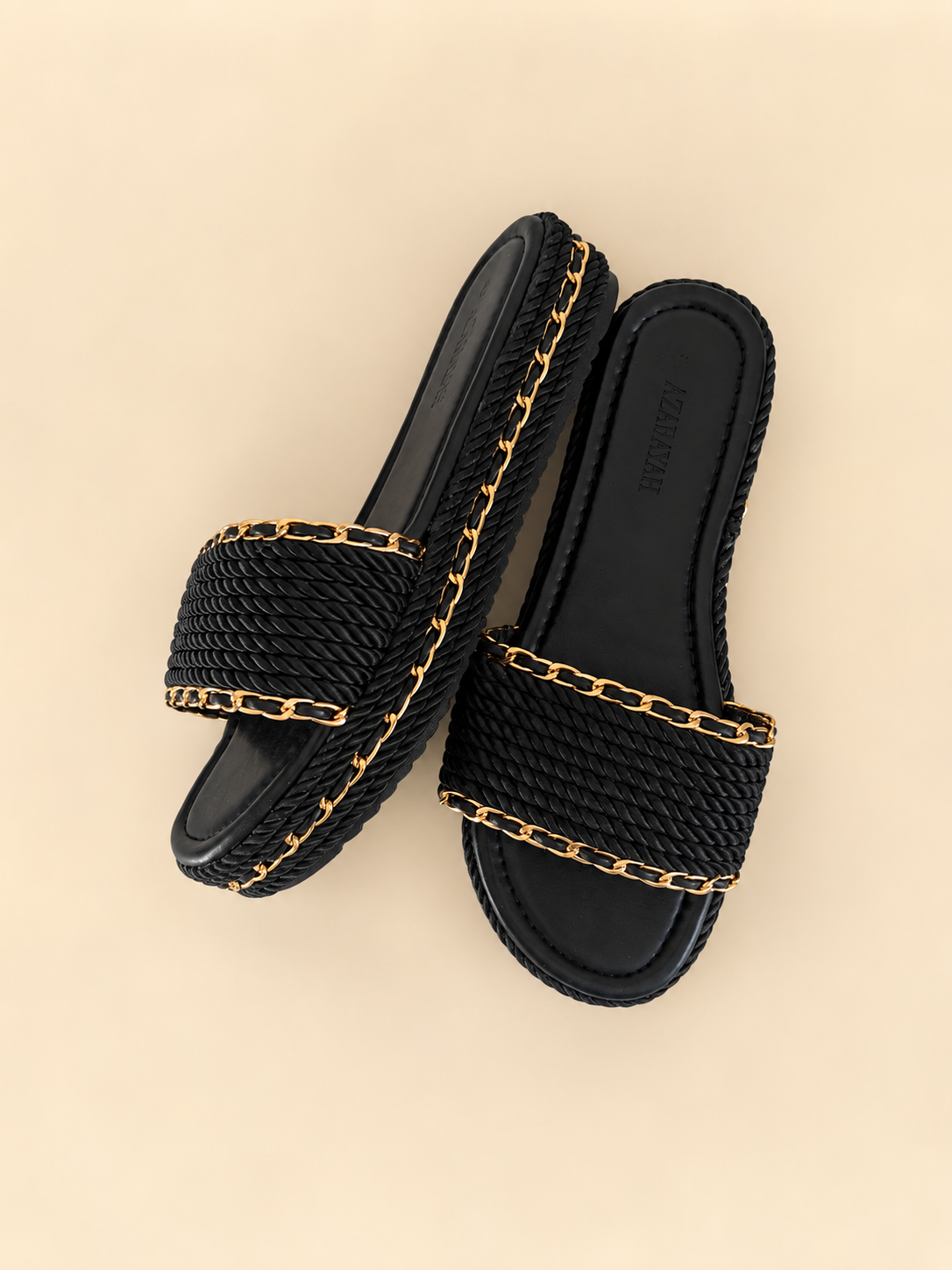 Want You | Satin Ropes Chains Sandal