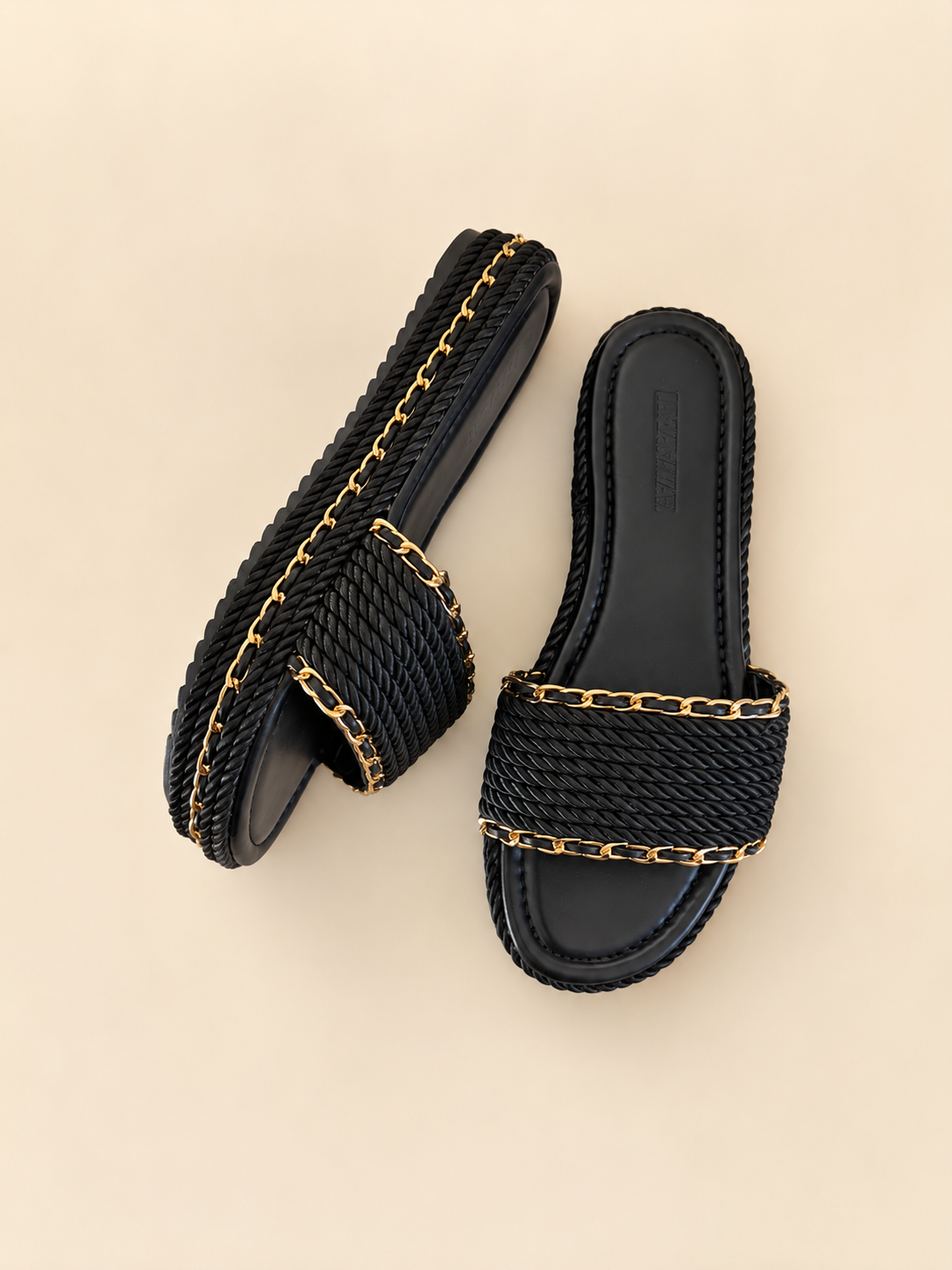 Want You | Satin Ropes Chains Sandal