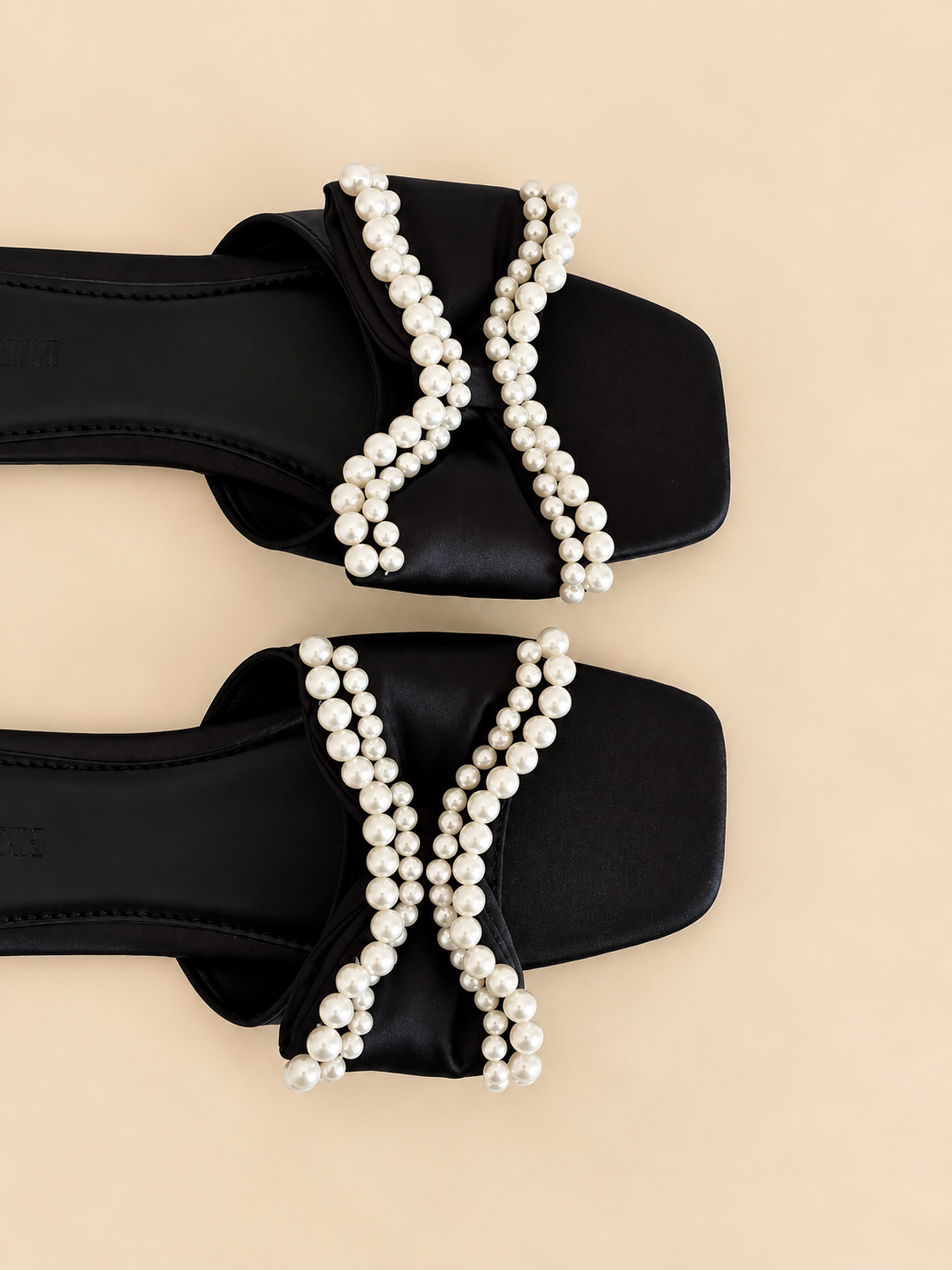Sierra | Pearl Satin Bow Sandal