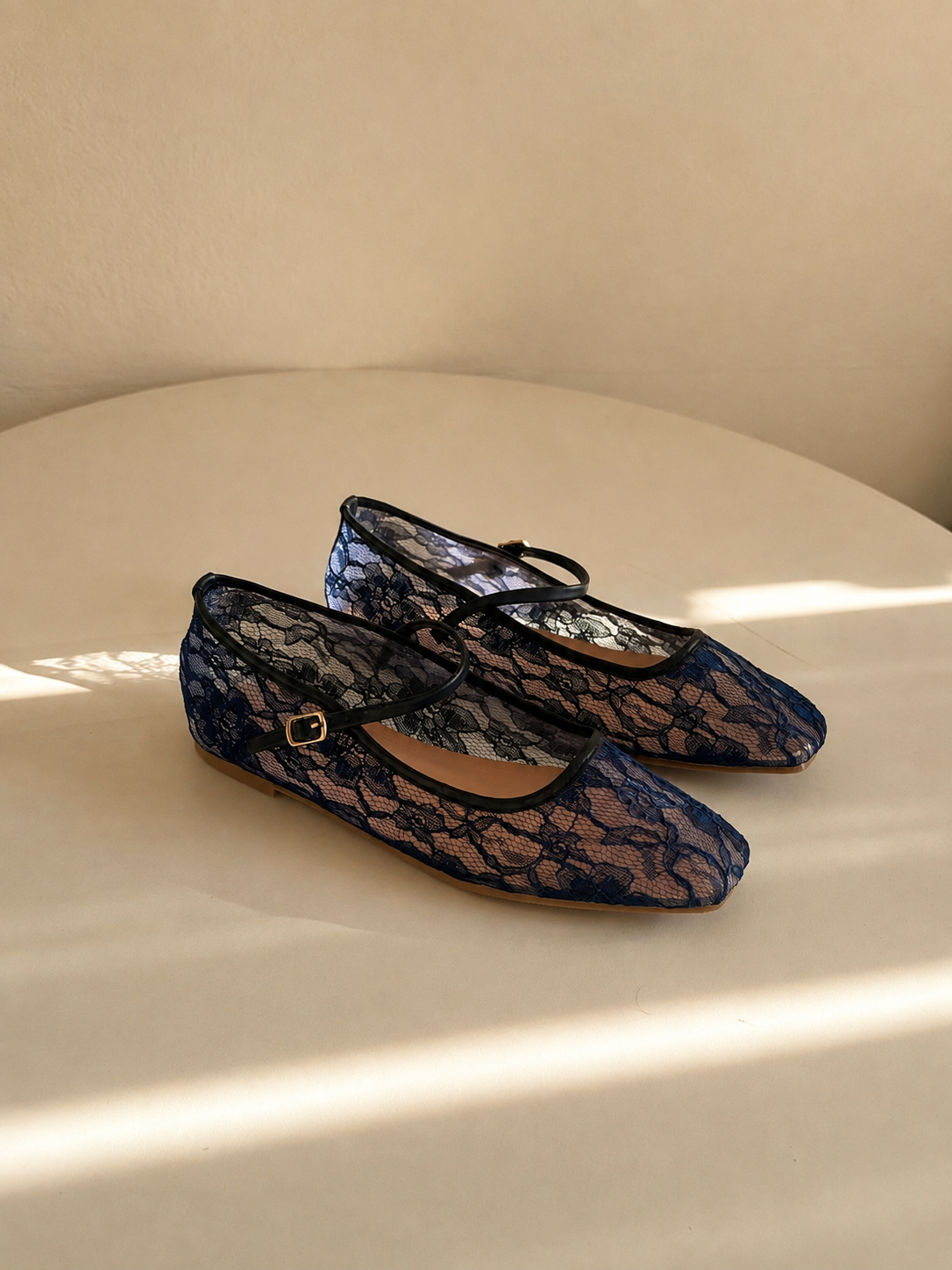 Another Life | Mary Jane Microfiber Ballet Flat