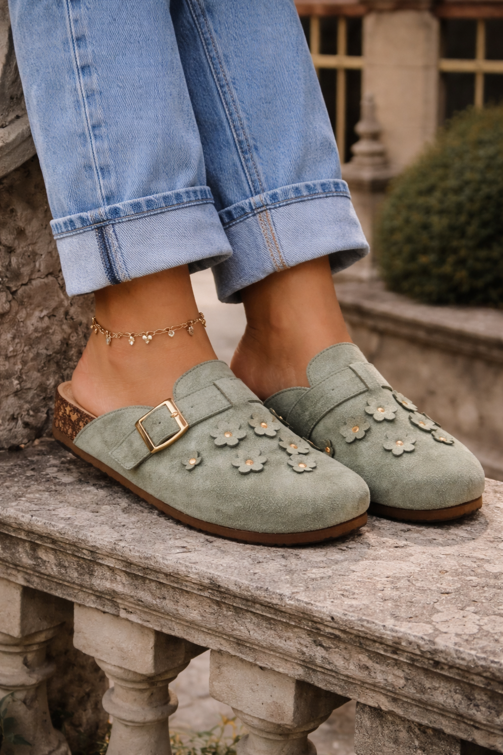 Bloom | Flower Flatbed Clog