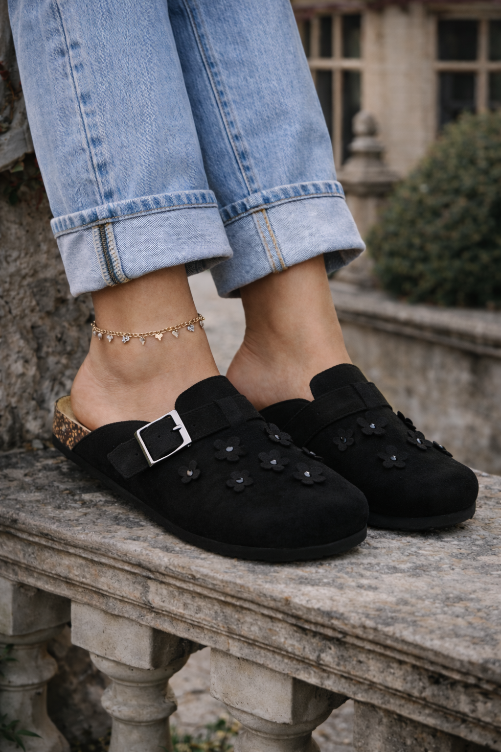Bloom | Flower Flatbed Clog