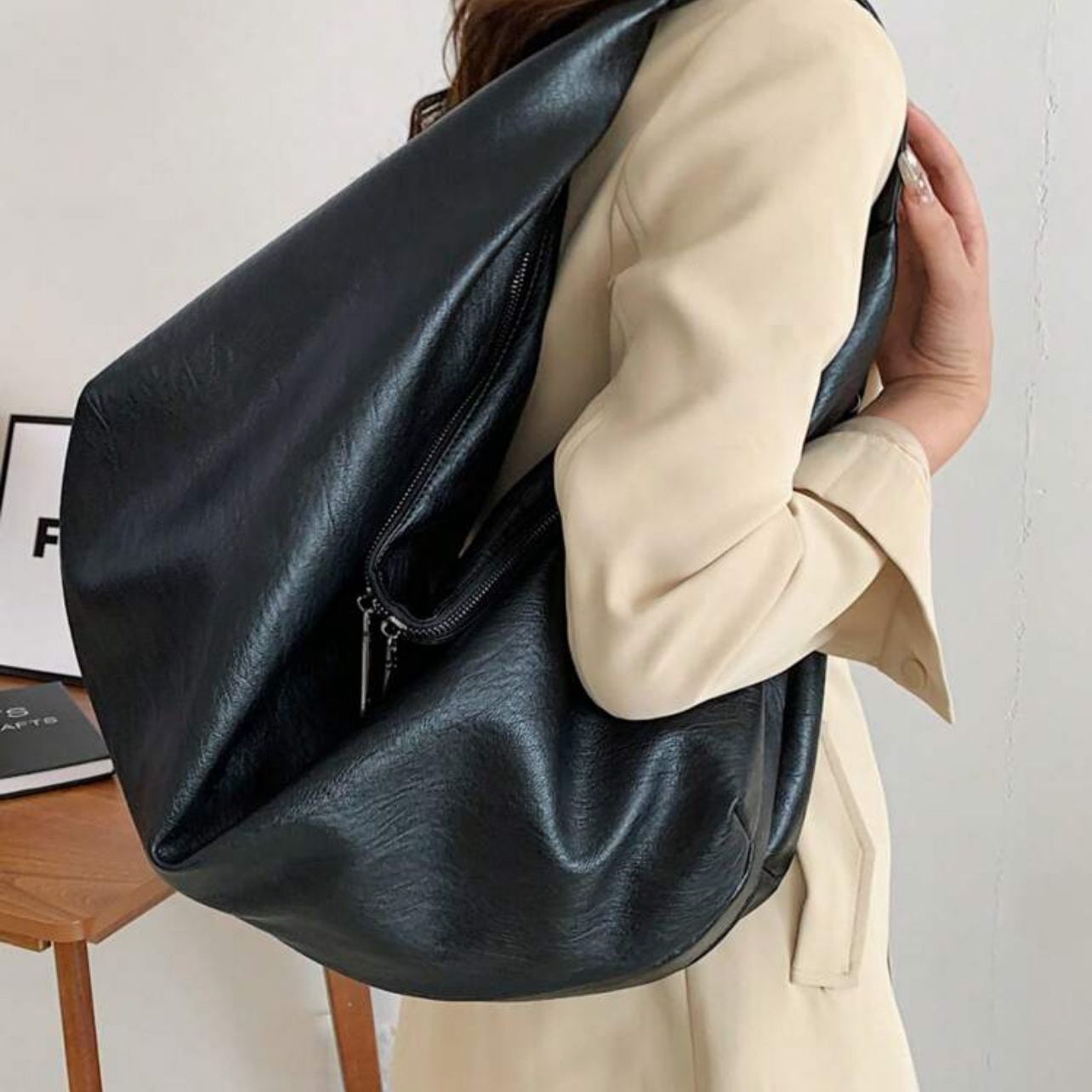 APOLOGETIC - Slouch Shoulder Bag