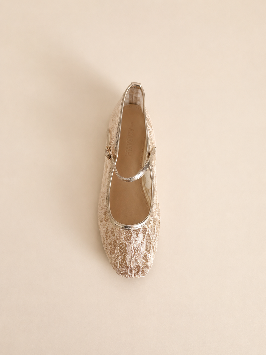 FRIXIE | Sheer Lace MaryJane Ballet Flat