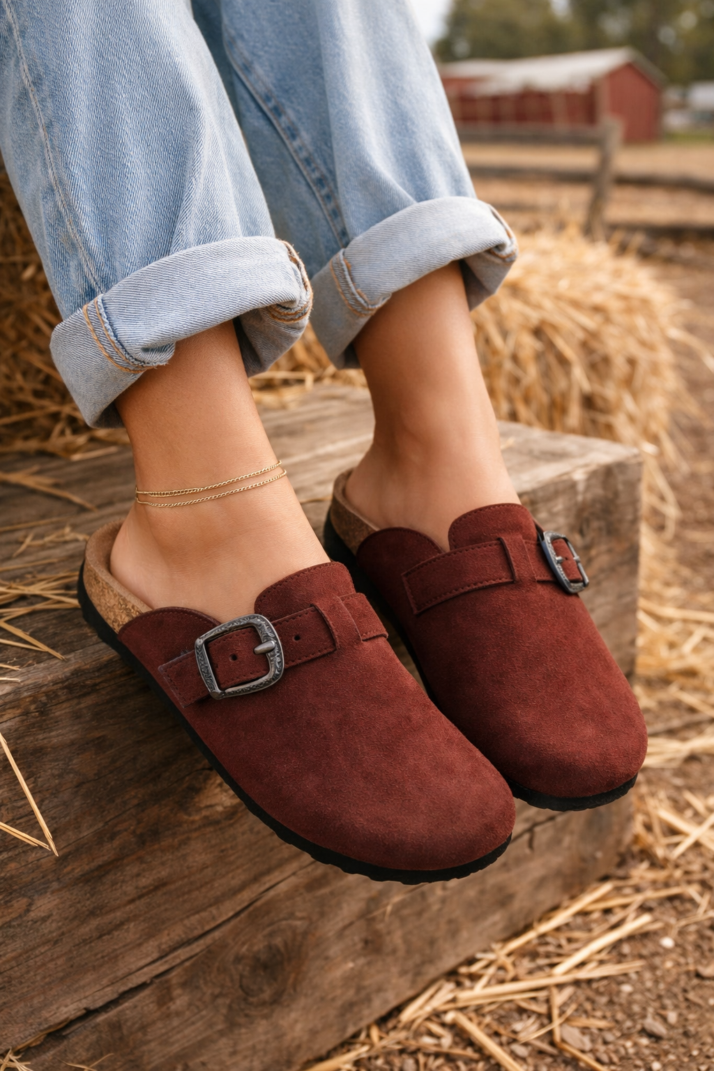 Framland | Western Buckle Clog