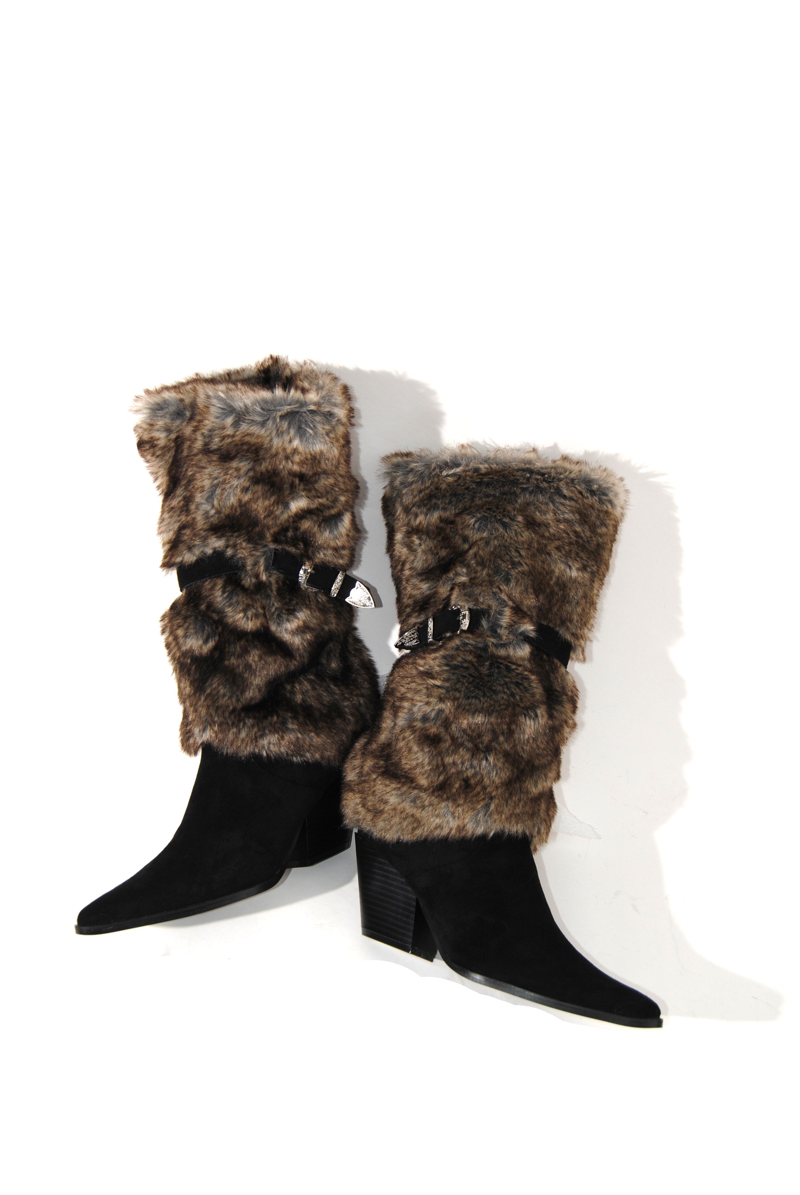 Fur Coat - Boots – Luxe Winter Collection