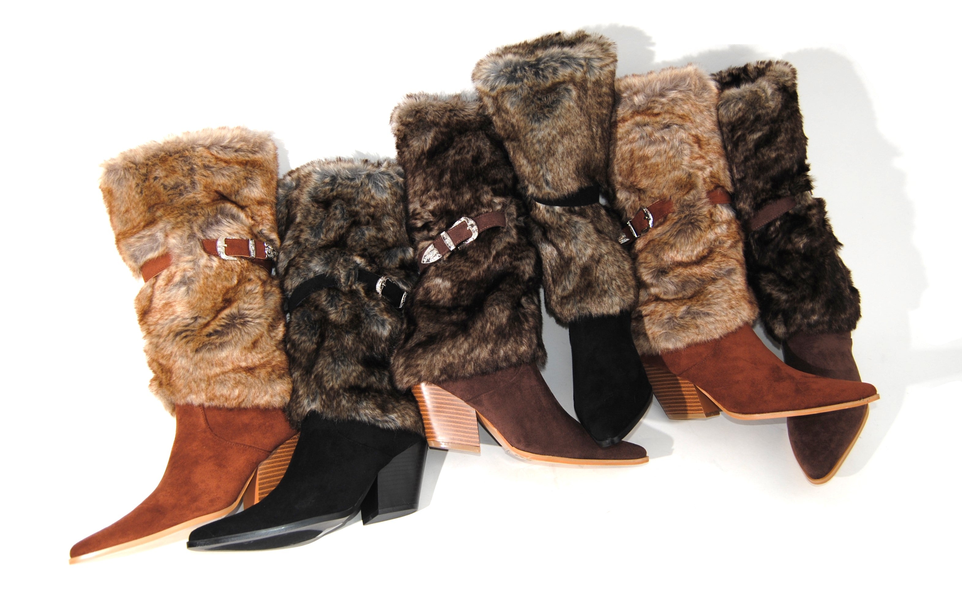 Fur Coat - Boots – Luxe Winter Collection