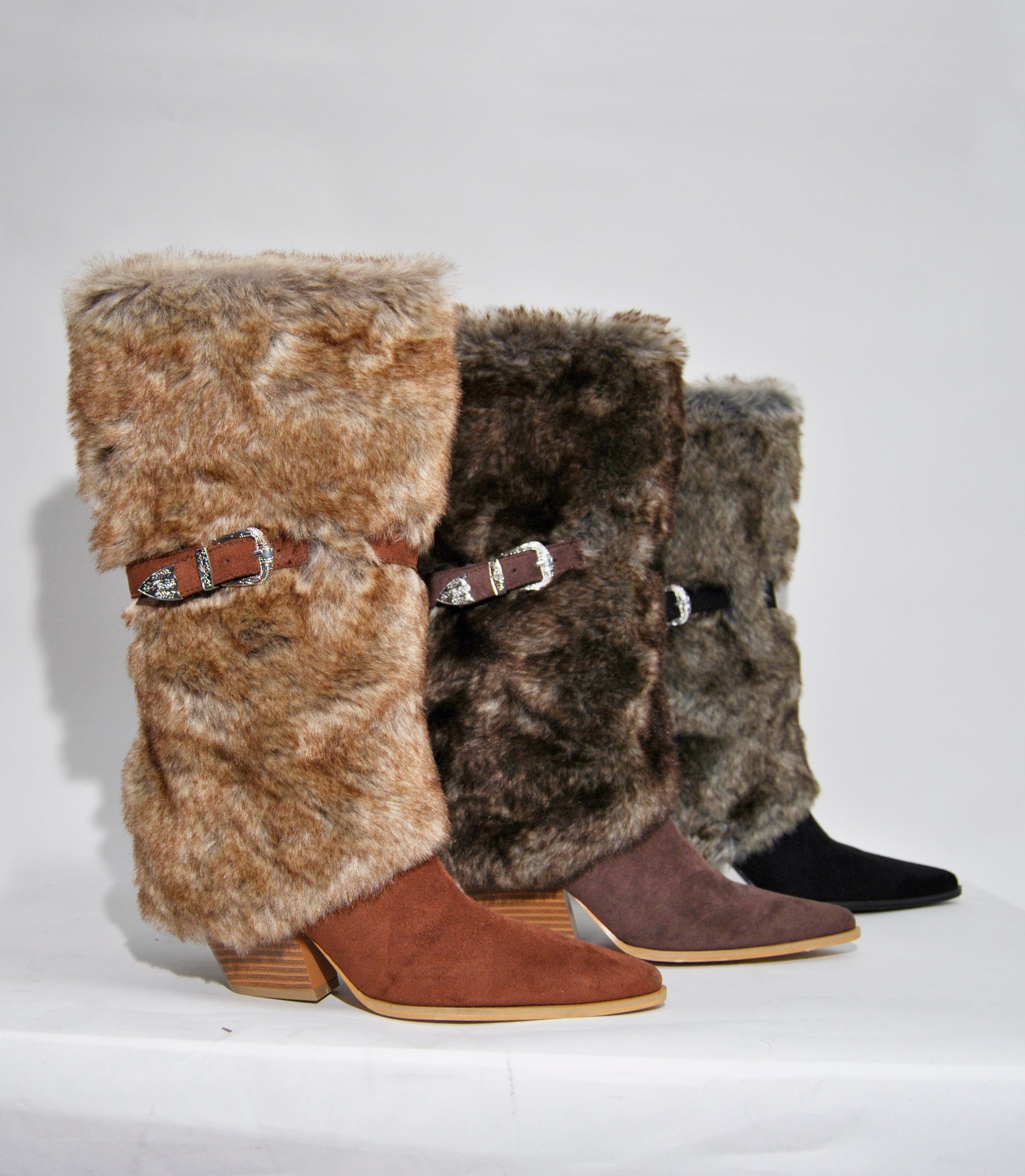 Fur Coat - Boots – Luxe Winter Collection