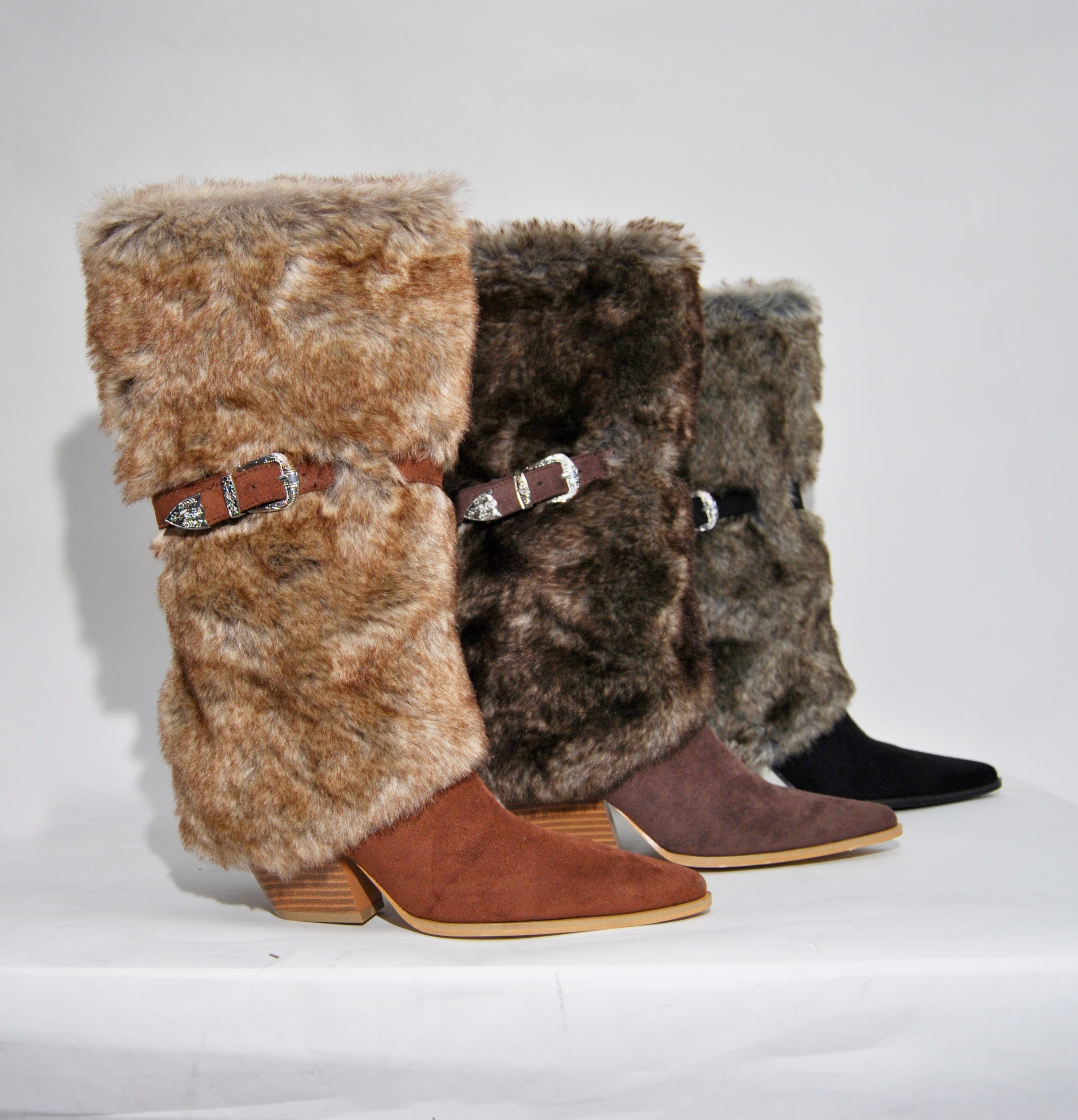Fur Coat - Boots – Luxe Winter Collection