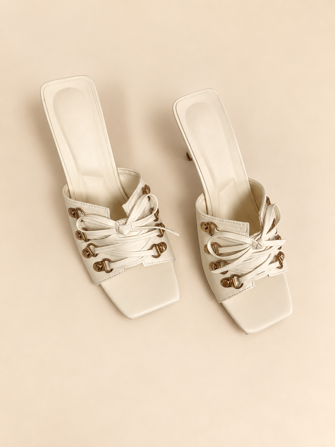 CORSET | Lace-Up Mule Heels