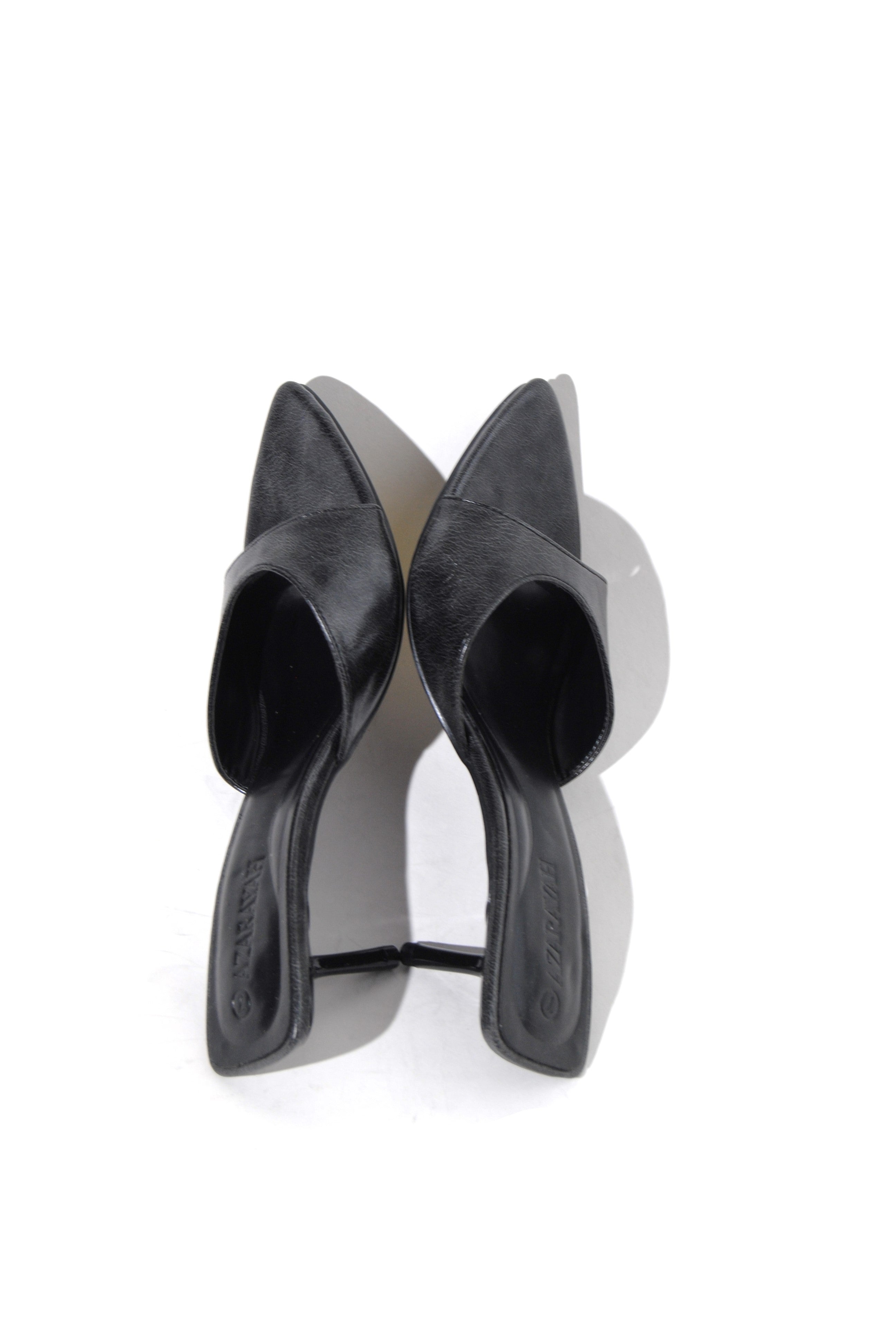 Jawbreaker | Distress PU Mule Slip on Pointy Toe