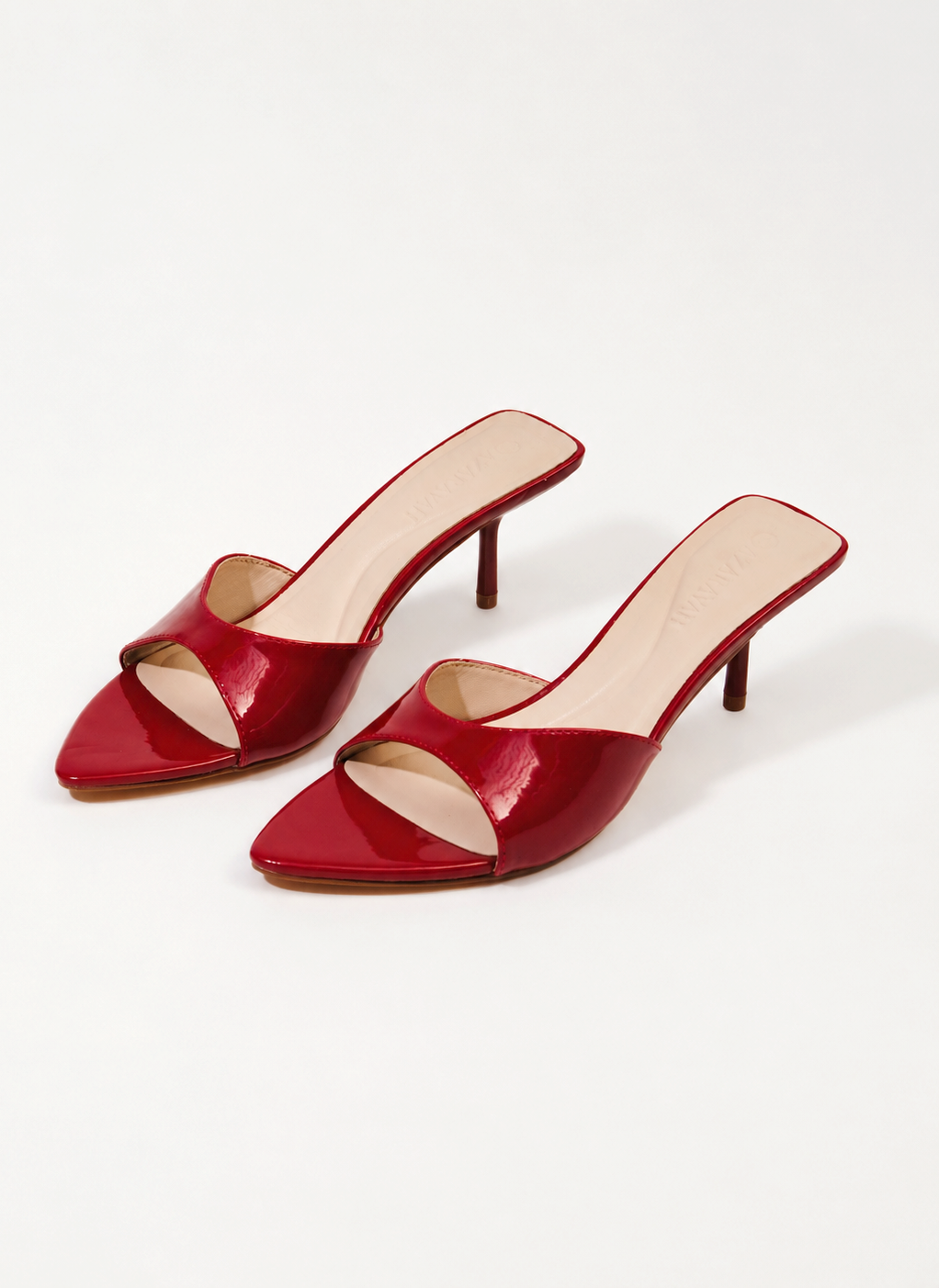 Jawbreaker | Patent Open Toe Stiletto Mule