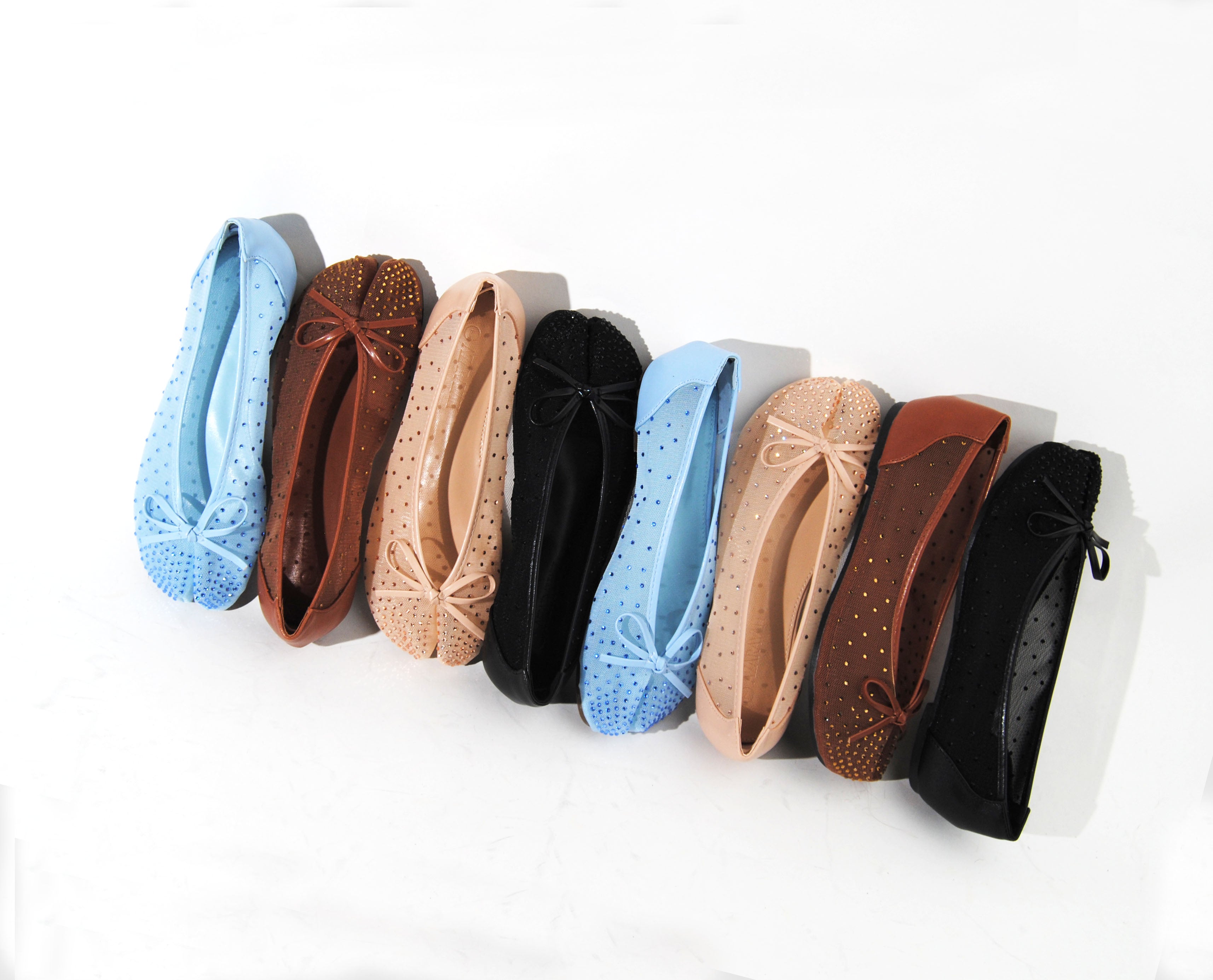 Kendal | Split Toe Rhinestones Ballet Shoe