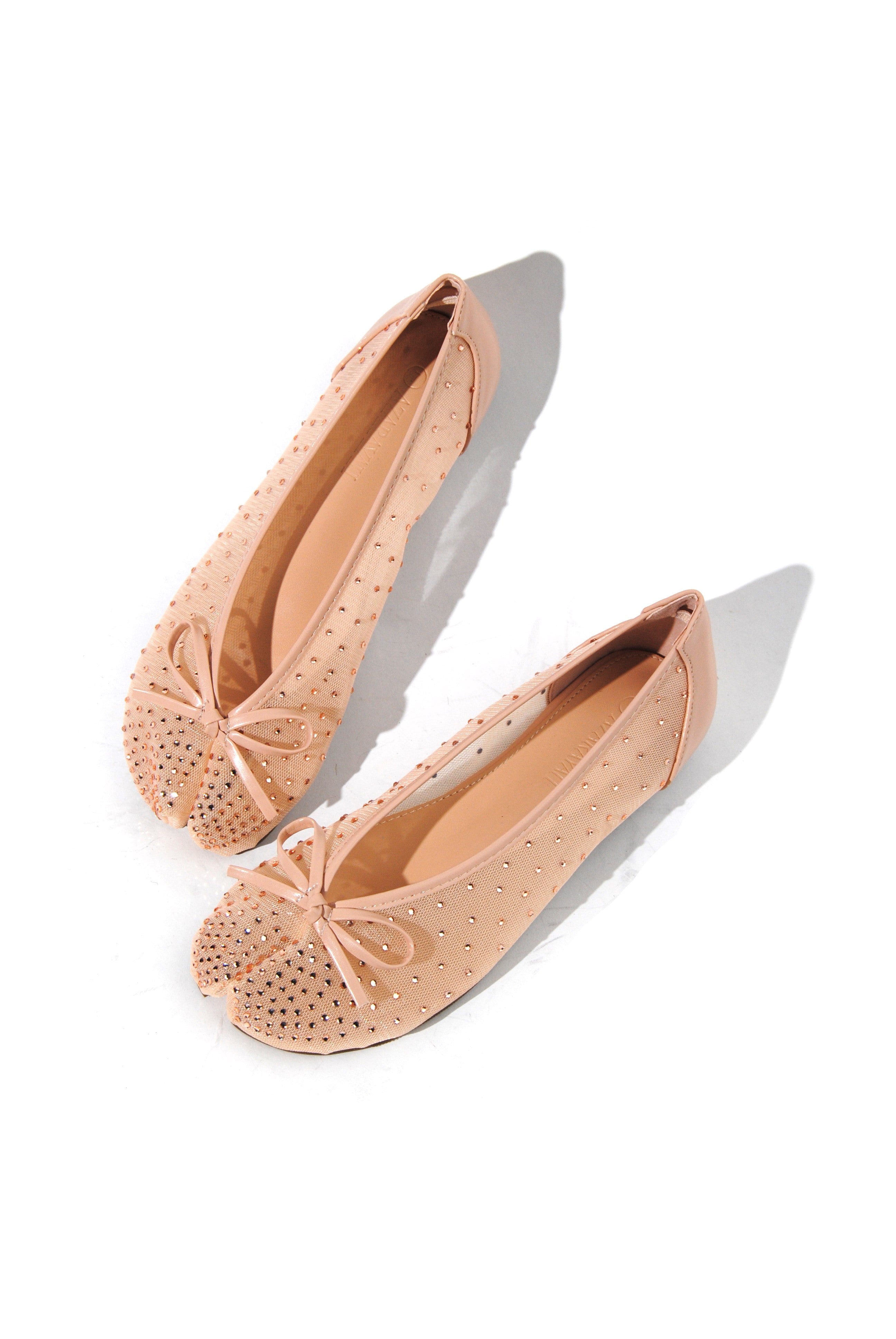 Kendal | Split Toe Rhinestones Ballet Shoe