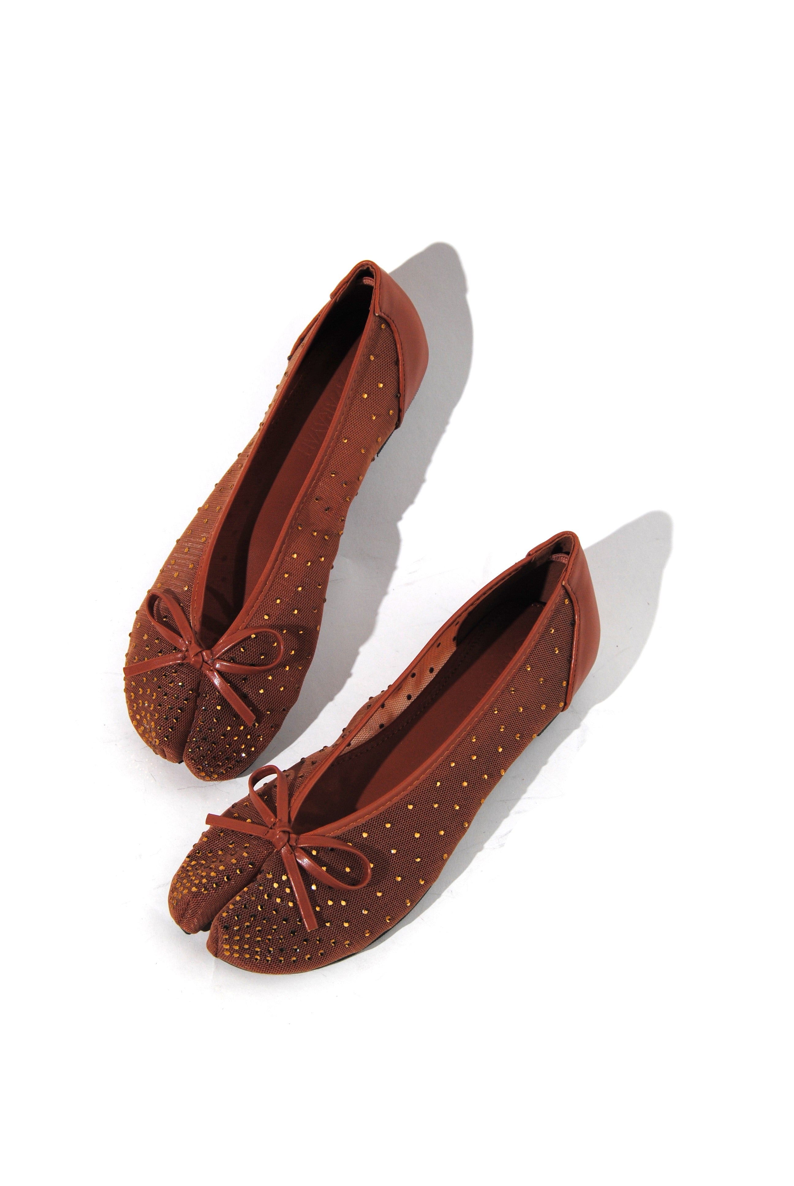 Kendal | Split Toe Rhinestones Ballet Shoe