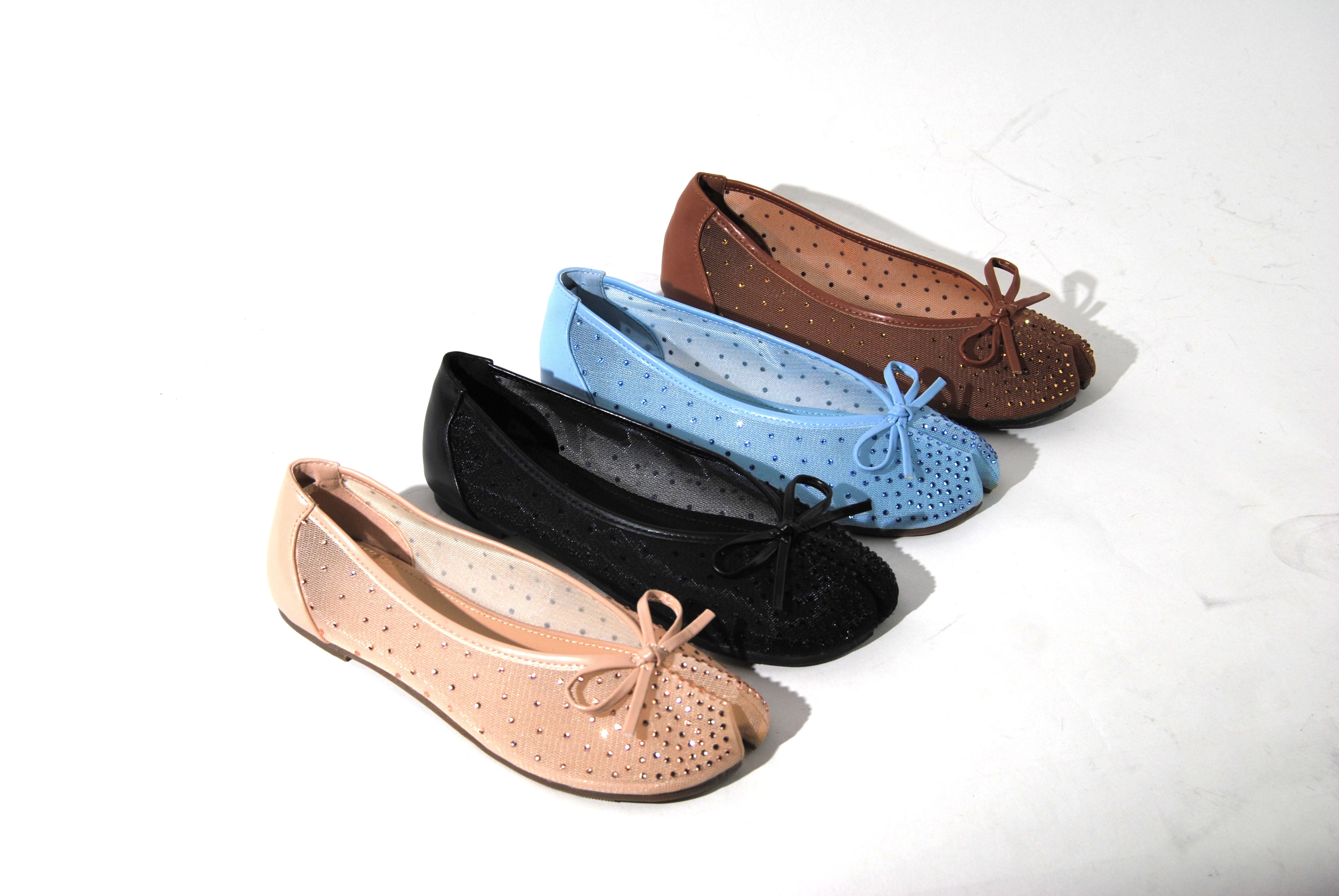 Kendal | Split Toe Rhinestones Ballet Shoe