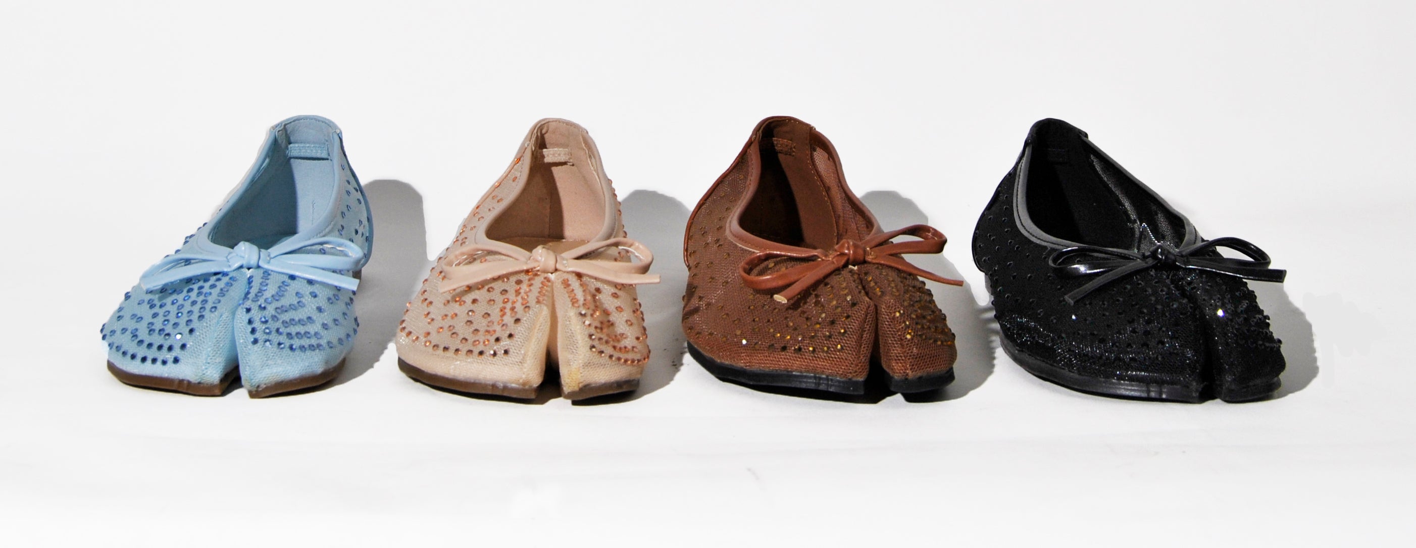 Kendal | Split Toe Rhinestones Ballet Shoe