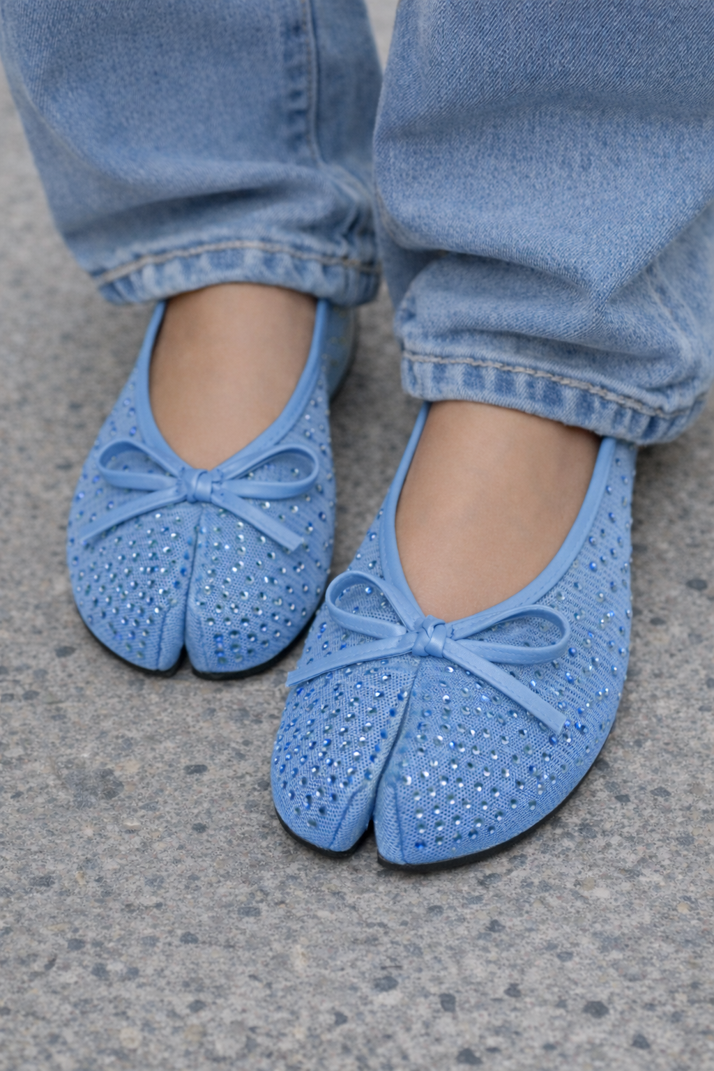 Kendal | Tabi Rhinestones Flat