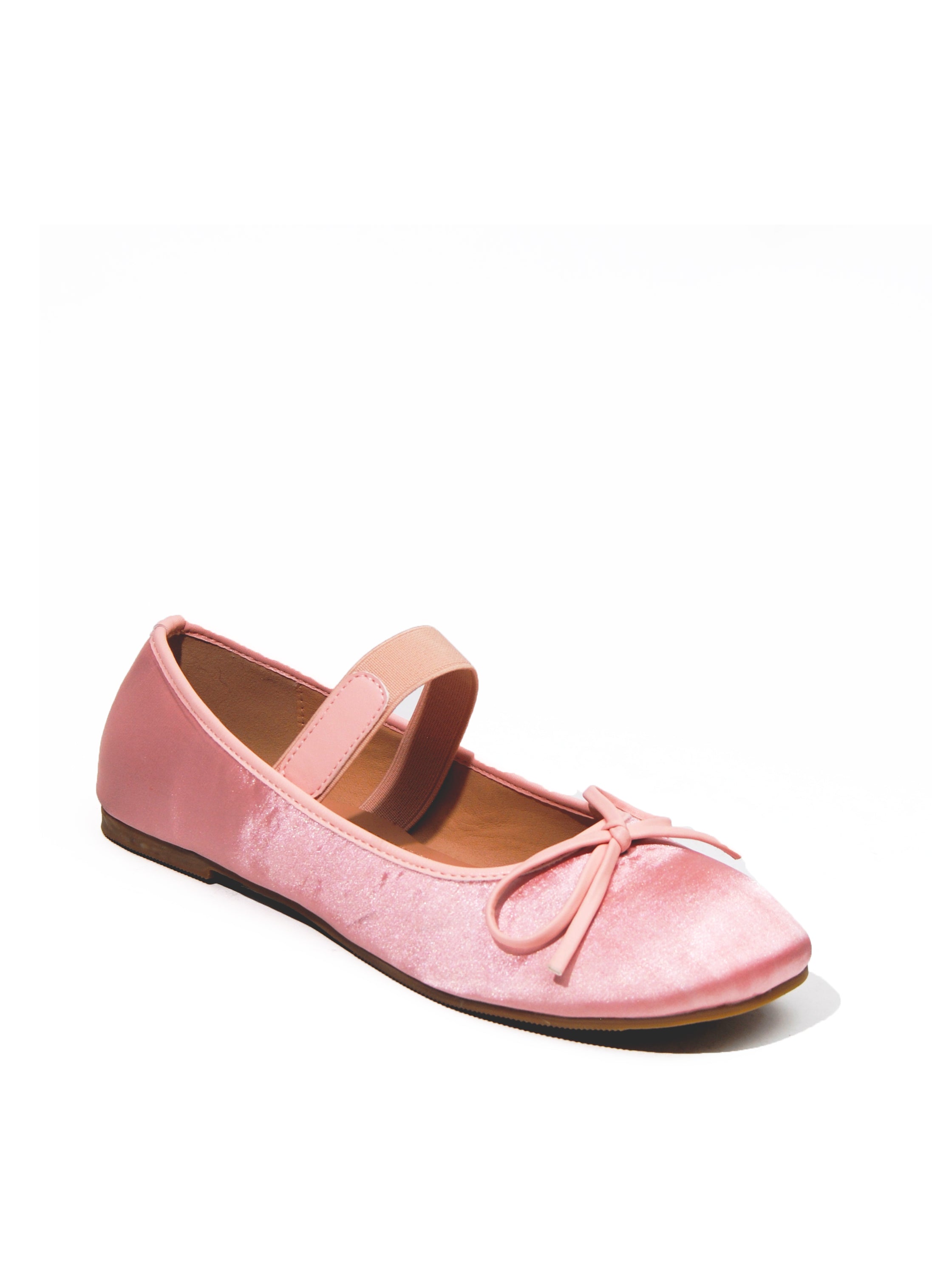 Kiley | Ballerina Satin Bow Flat