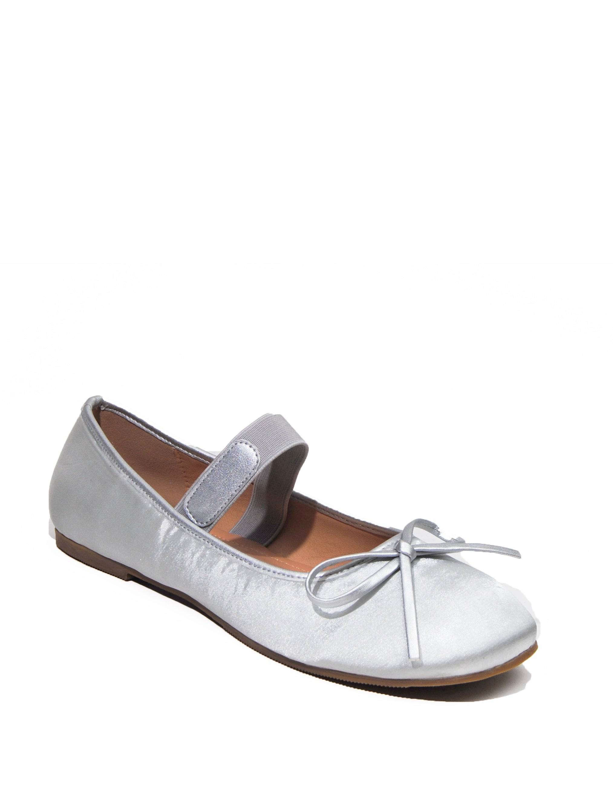 Kiley | Ballerina Satin Bow Flat