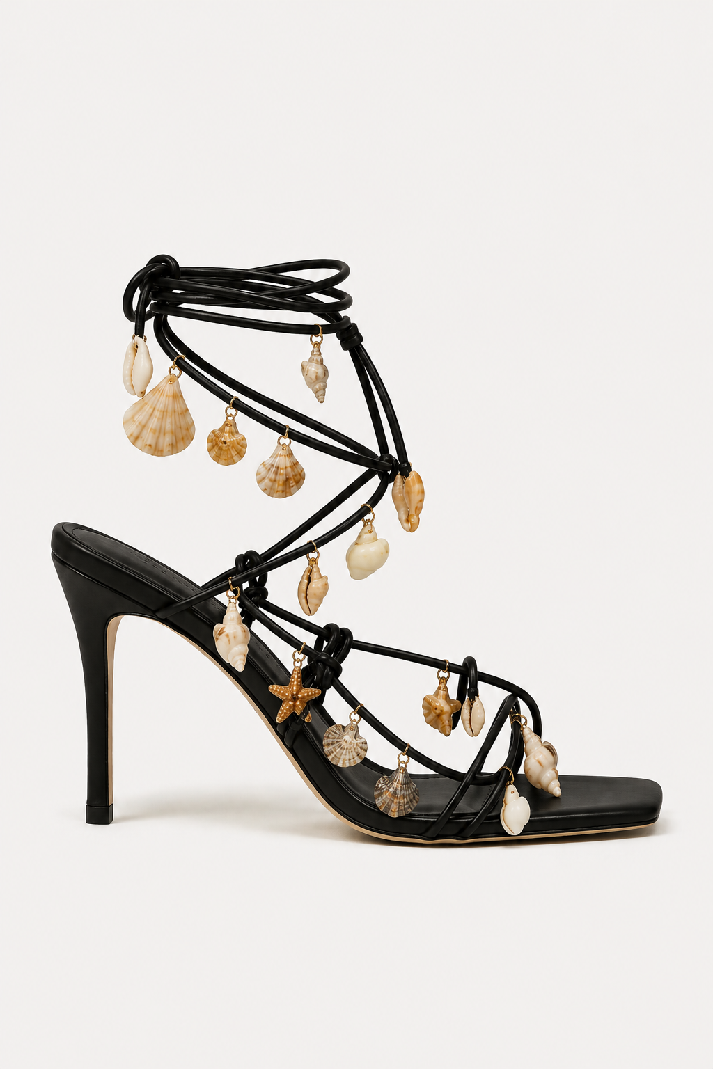 SEASHELLS | Shells Lace Up Heels