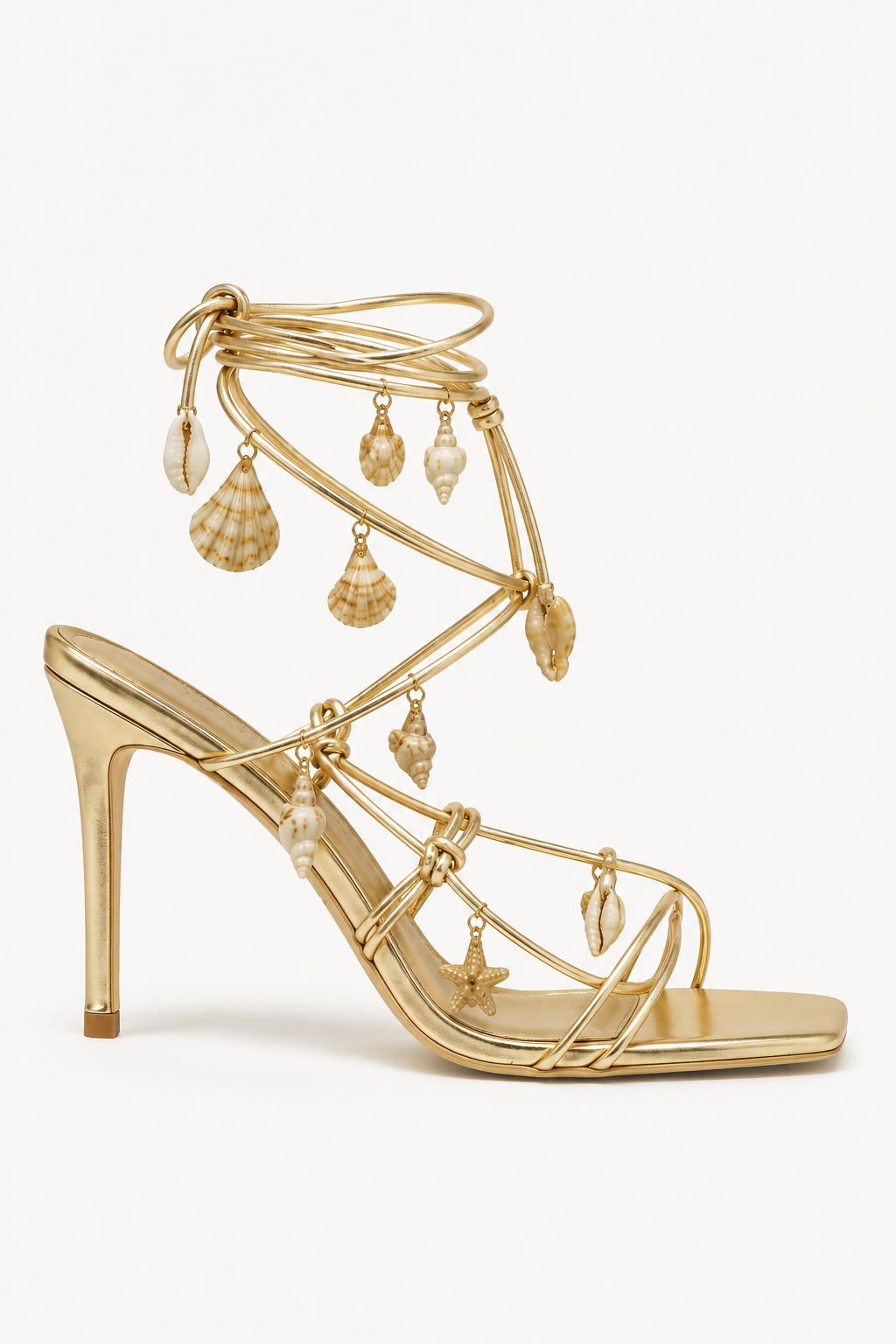 SEASHELLS | Shells Lace Up Heels