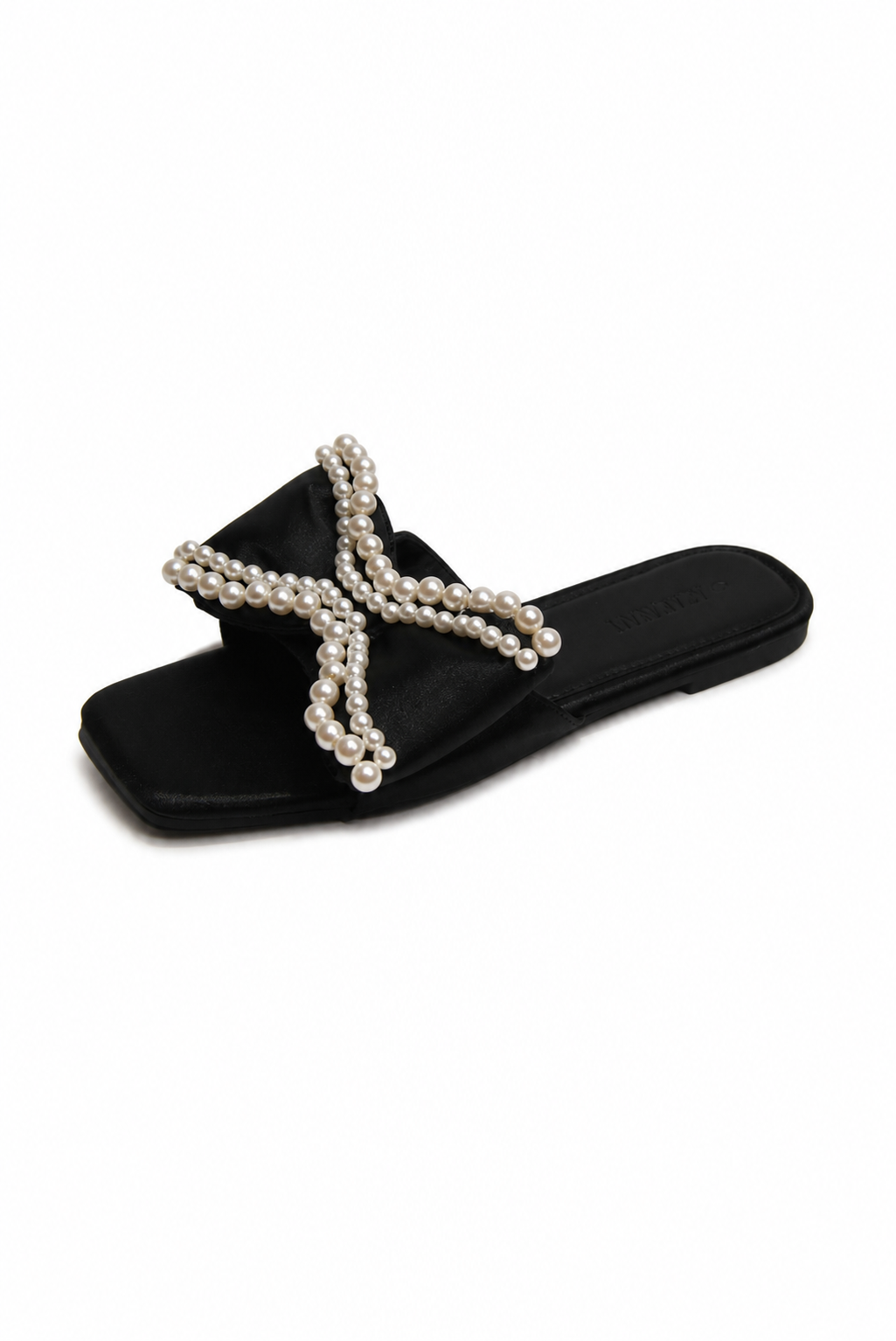 SIERRA | Pearl Satin Bow Sandal