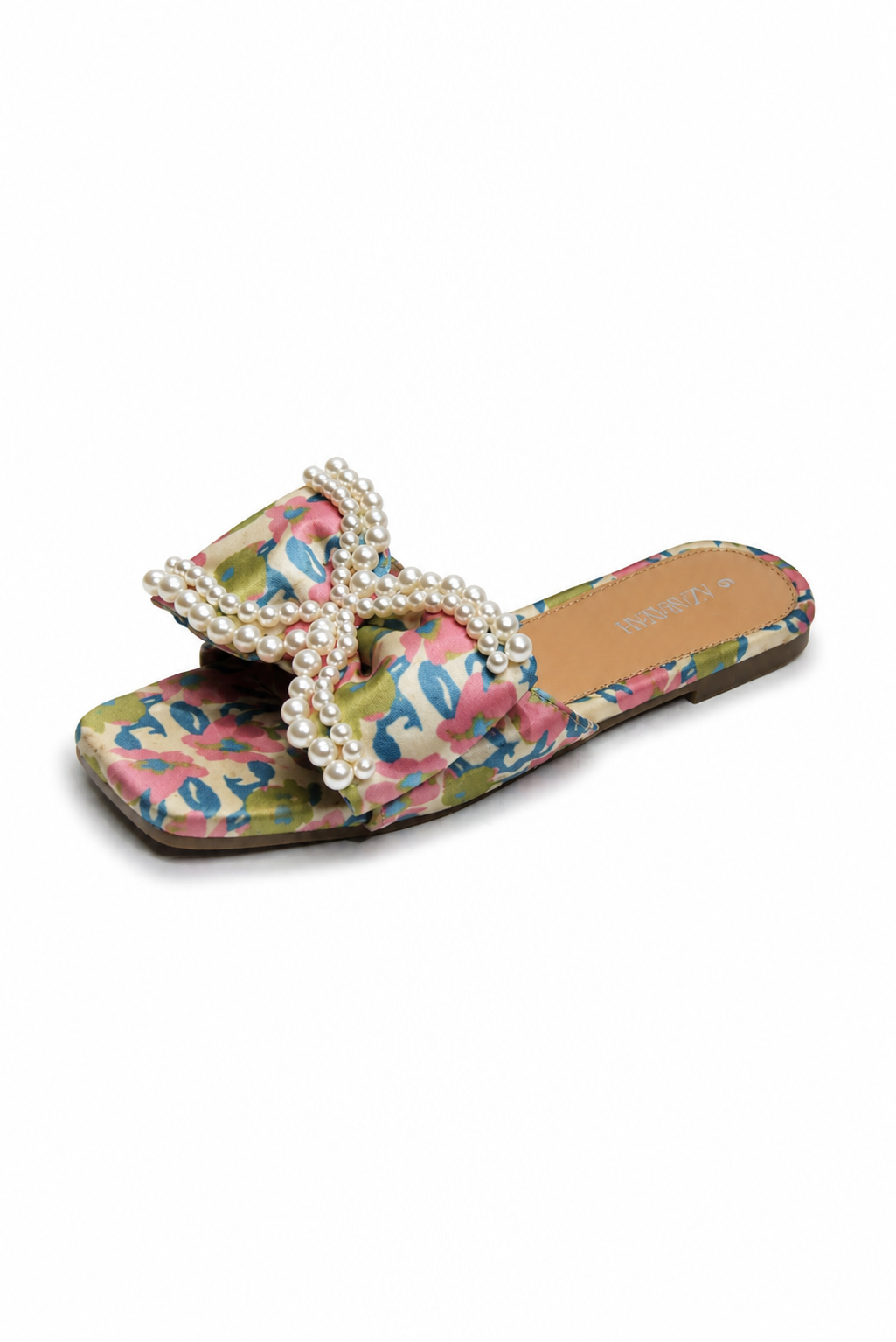 SIERRA | Pearl Satin Bow Sandal