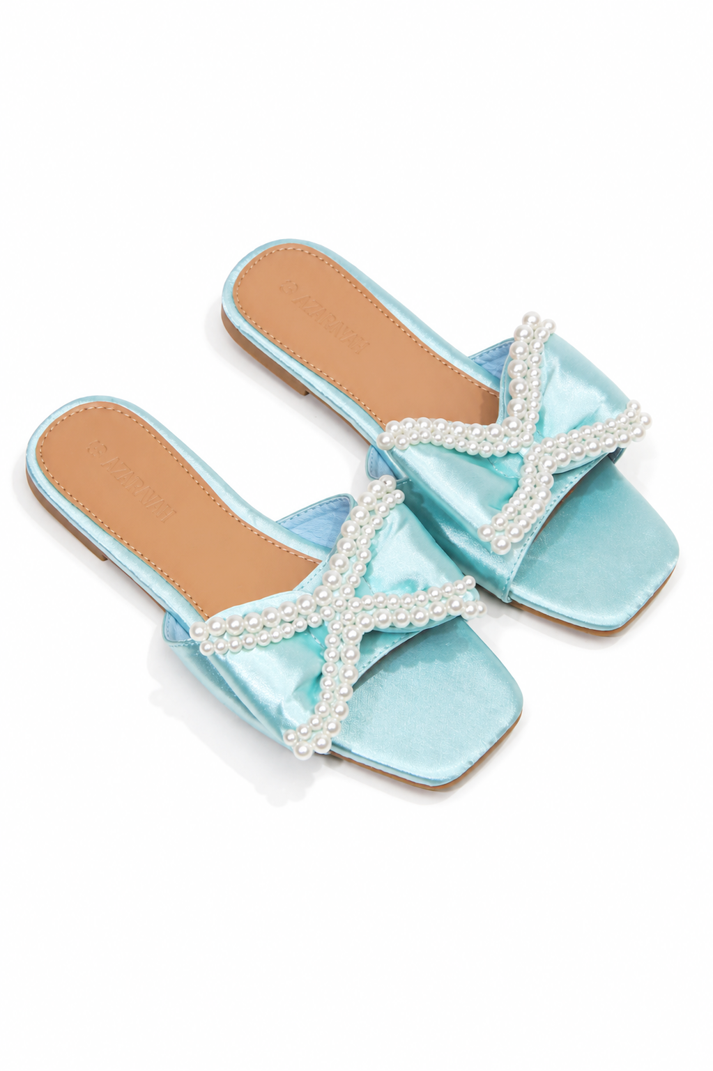 Sierra| Pearl Satin Bow Sandal