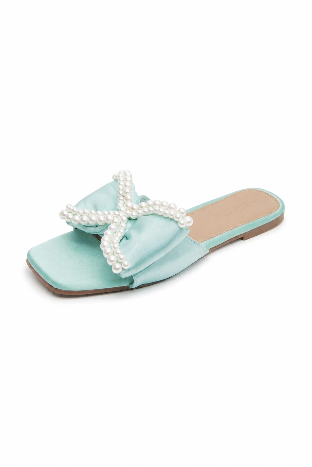 SIERRA | Pearl Satin Bow Sandal
