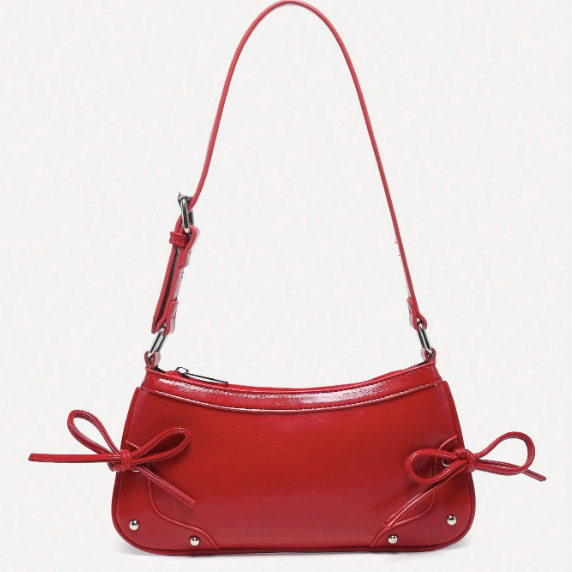 VALENTINE - Bowknot Décor Shoulder Bag