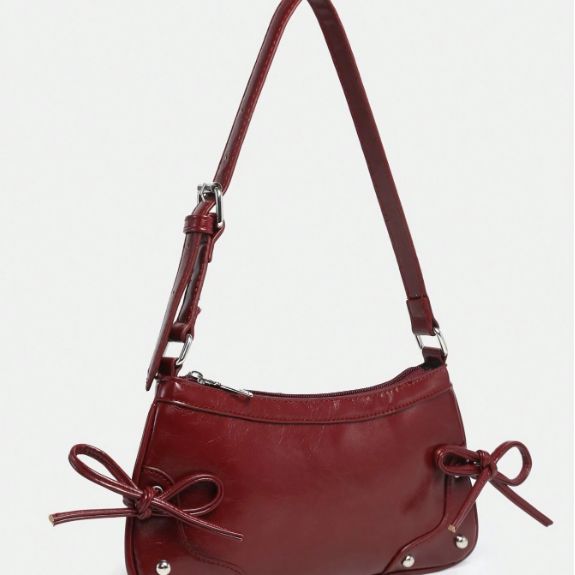 VALENTINE - Bowknot Décor Shoulder Bag