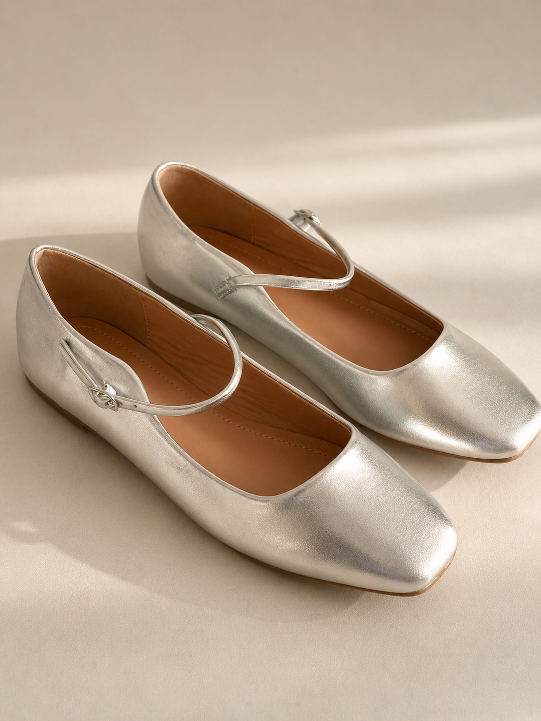 Another Life | Mary Jane Microfiber Ballet Flat
