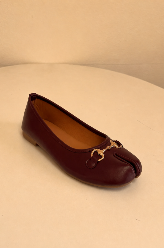 BIANA | Horsebit Tabi Ballet Flat