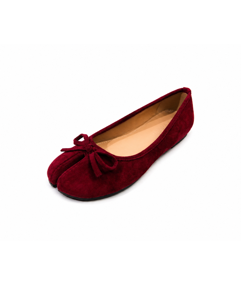 Koko | Velvet Tabi Split Toe Flats