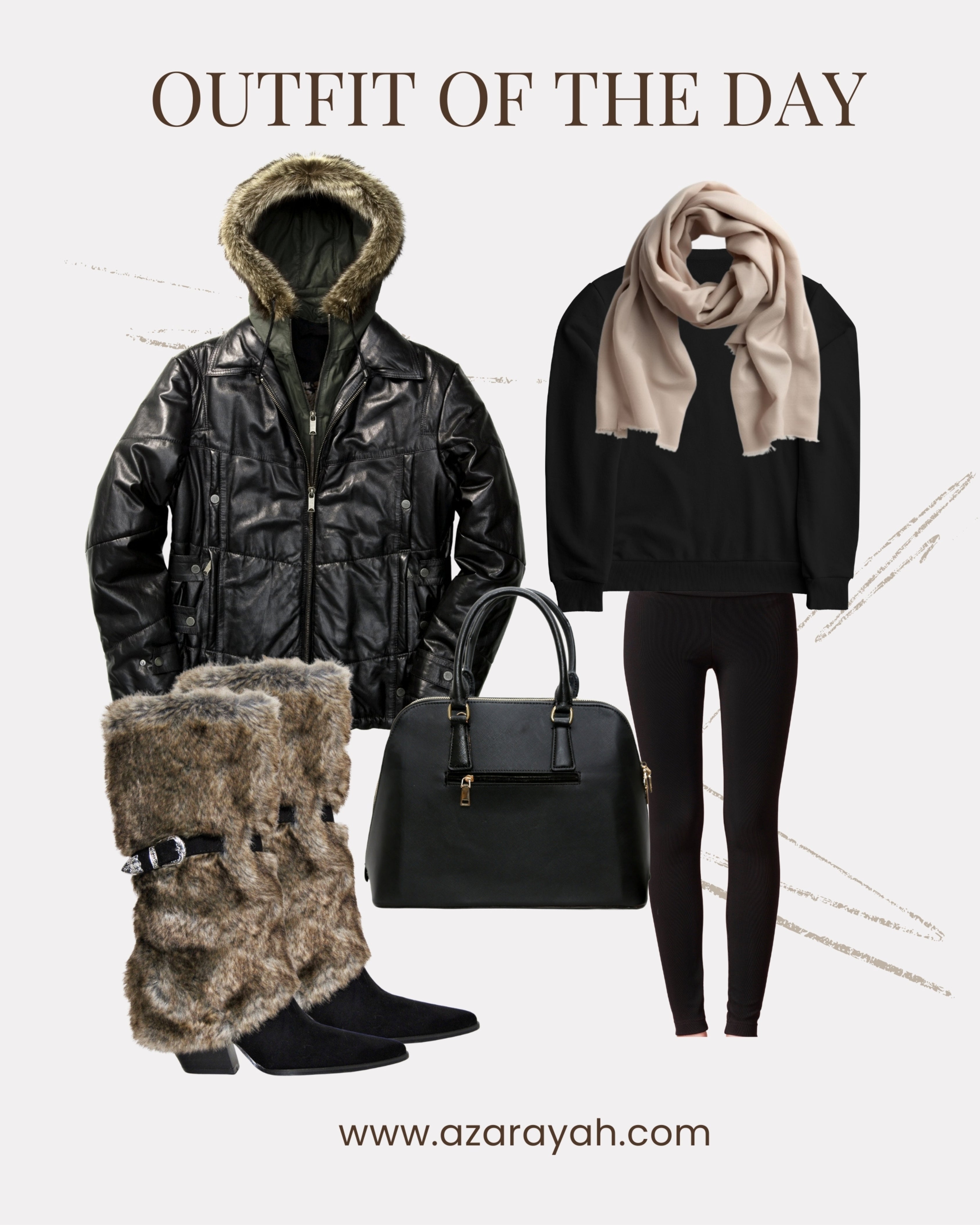 Fur Coat - Boots – Luxe Winter Collection