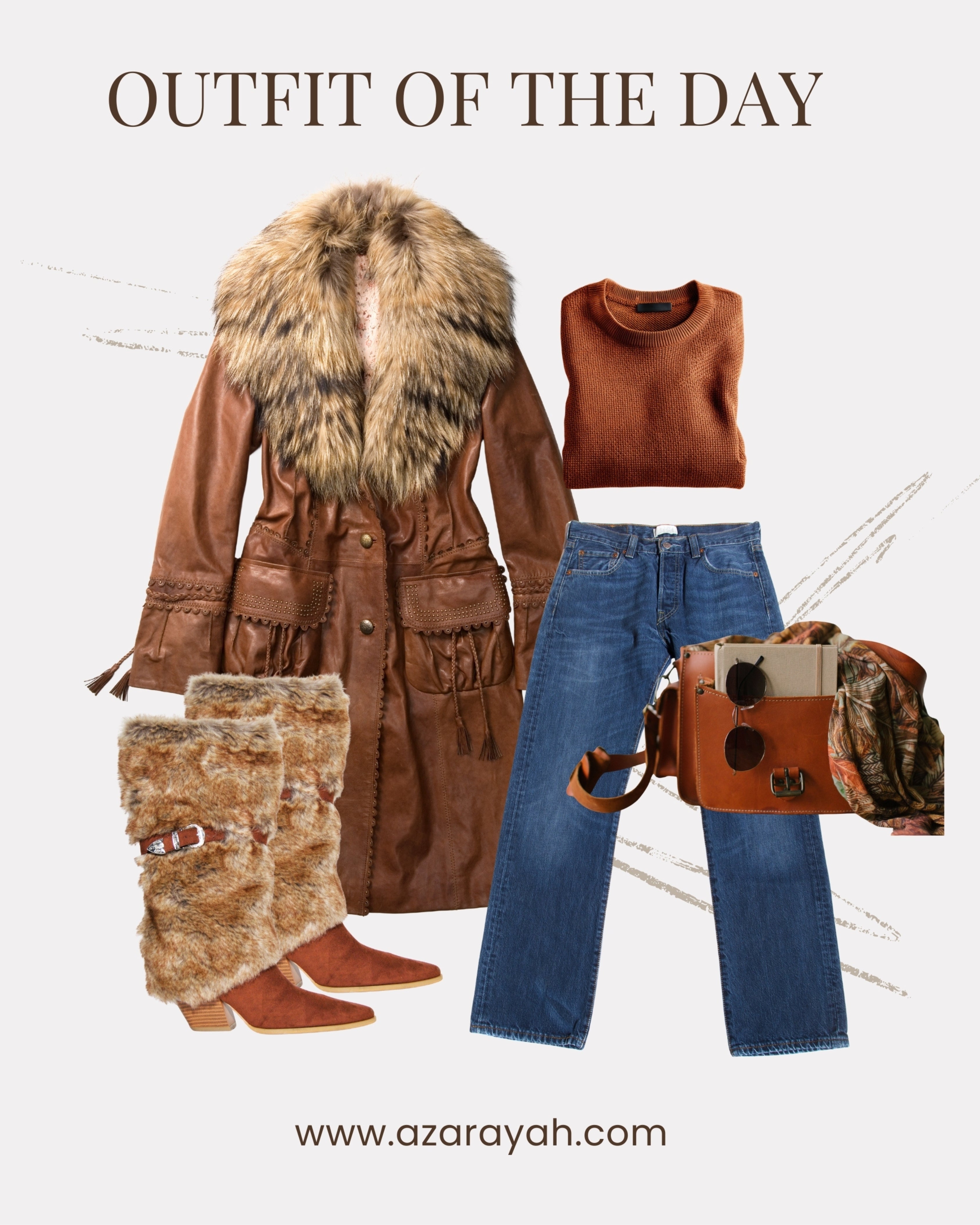 Fur Coat - Boots – Luxe Winter Collection