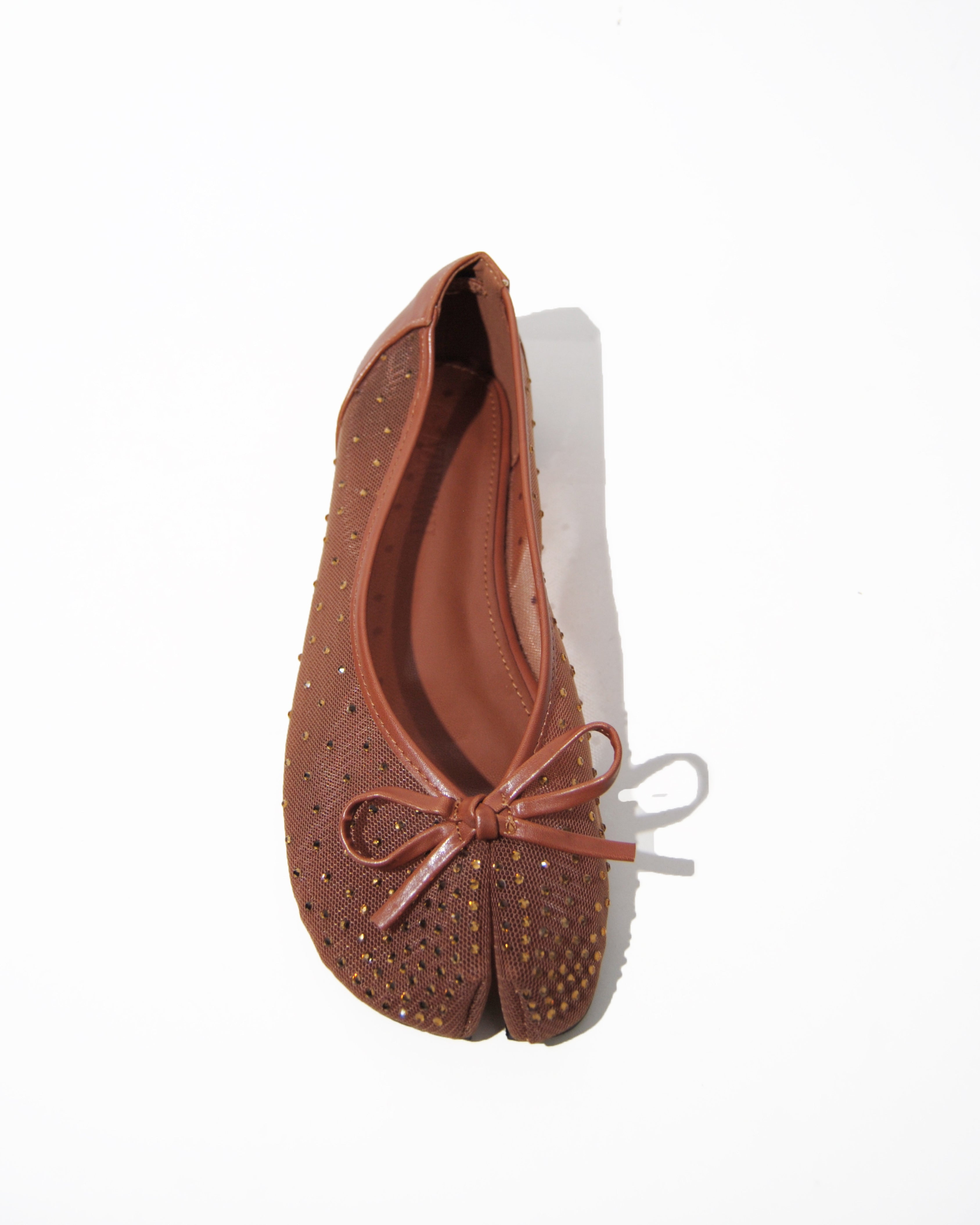 Kendal | Split Toe Rhinestones Ballet Shoe