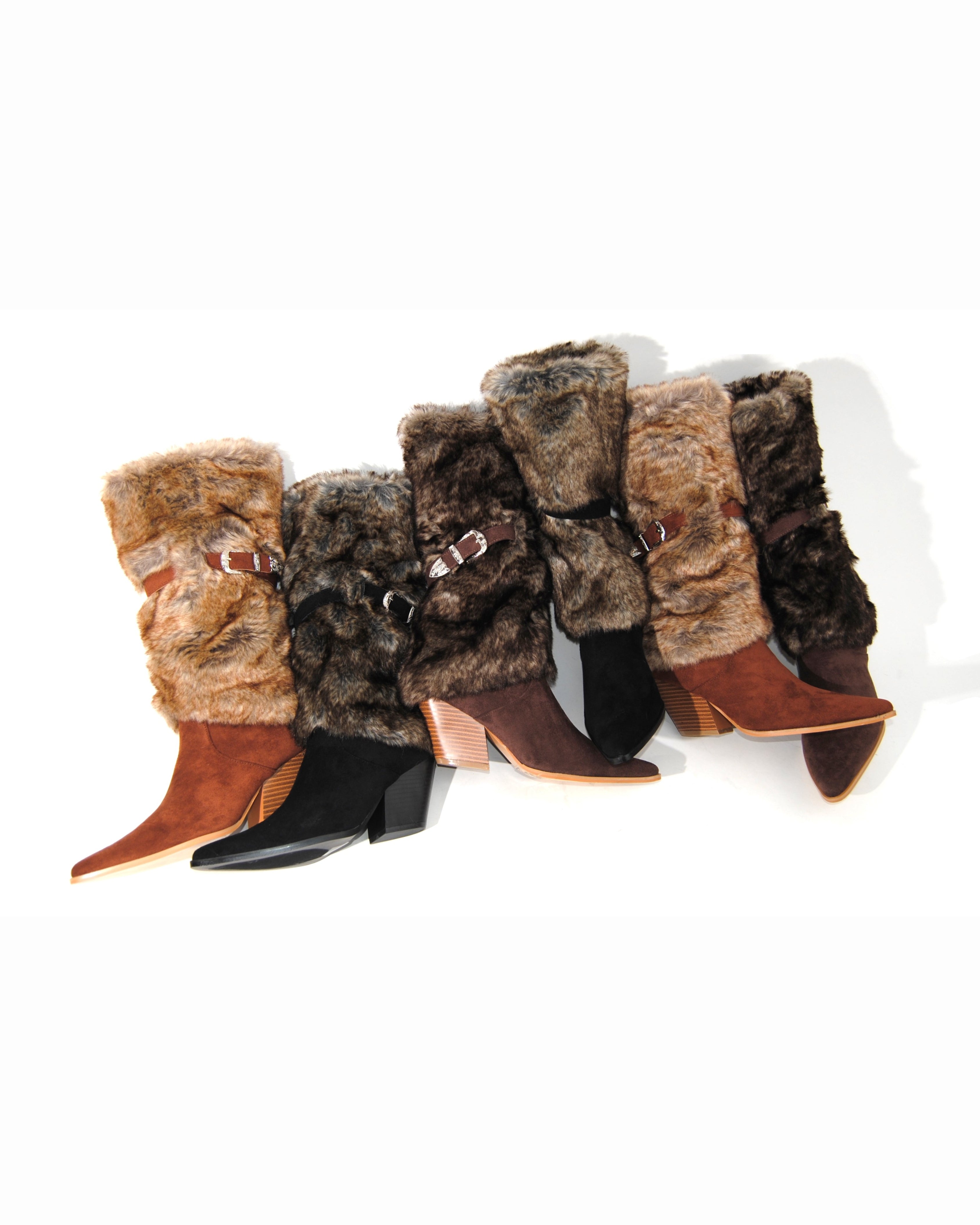 Fur Coat - Boots – Luxe Winter Collection