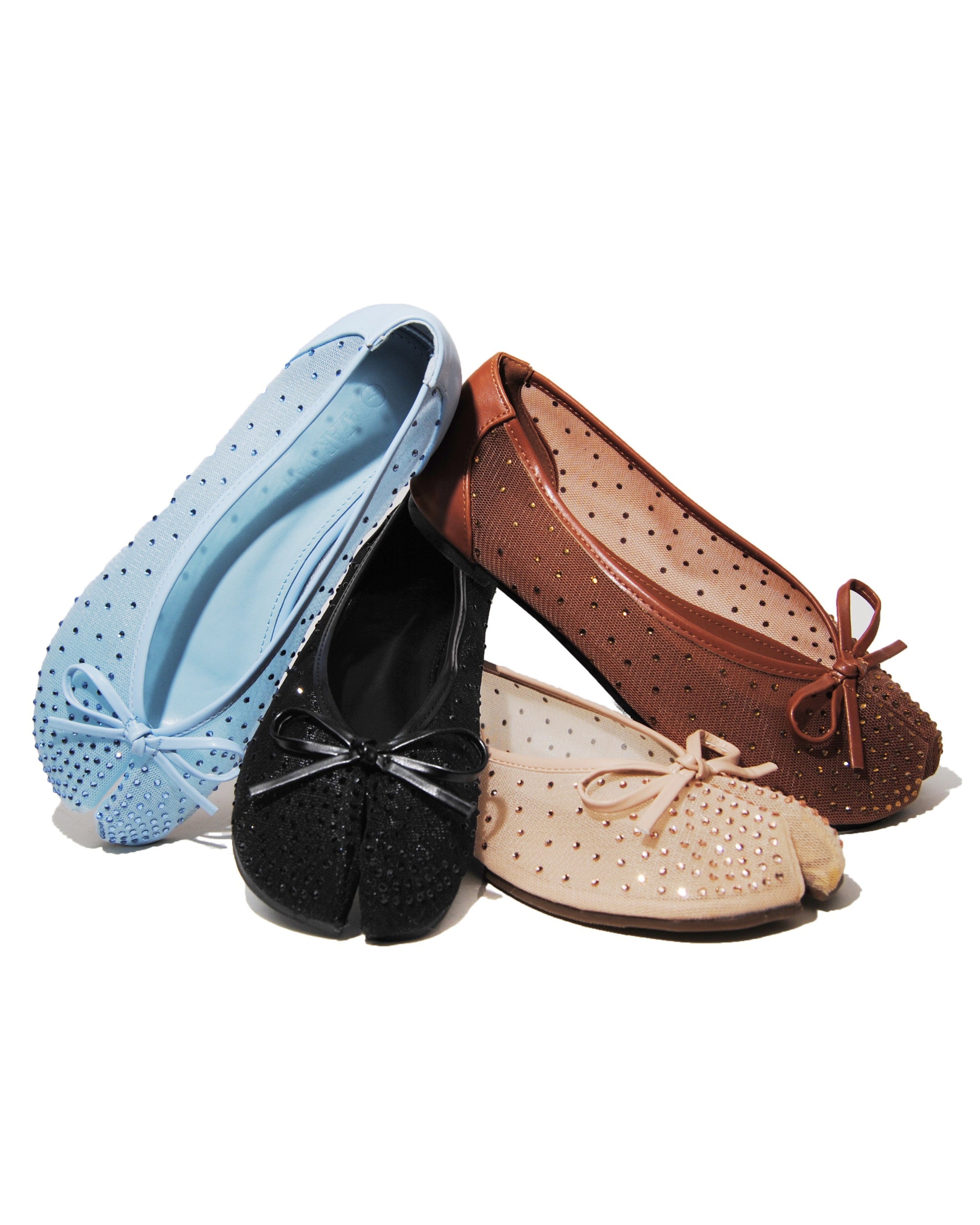 Kendal | Split Toe Rhinestones Ballet Shoe