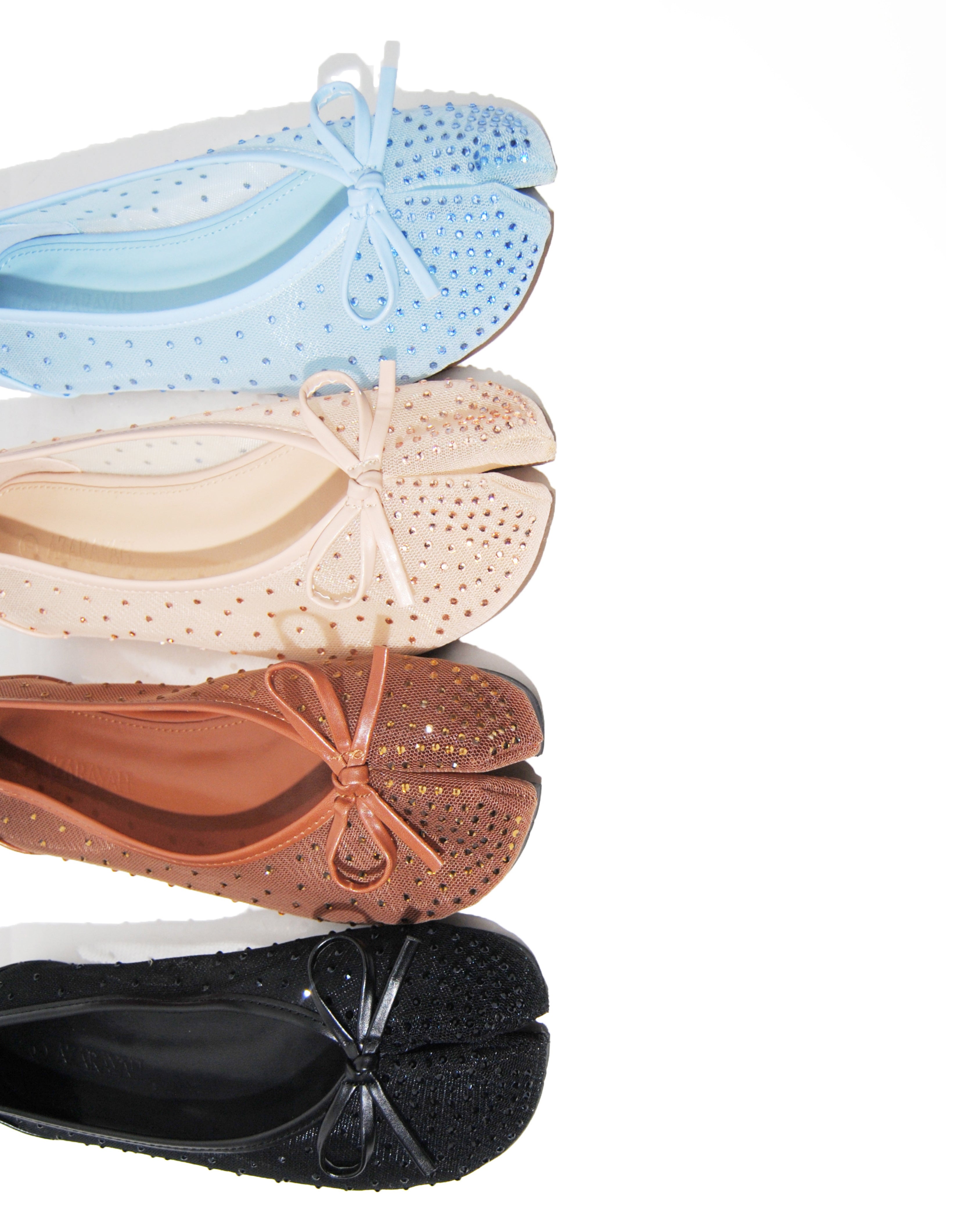 Kendal | Split Toe Rhinestones Ballet Shoe