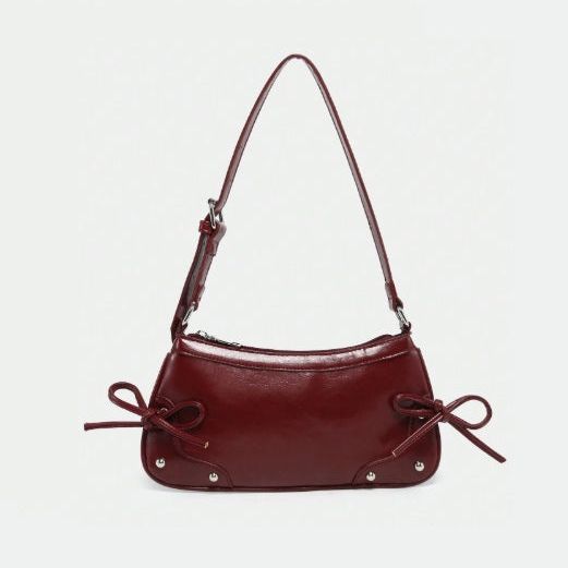 VALENTINE - Bowknot Décor Shoulder Bag