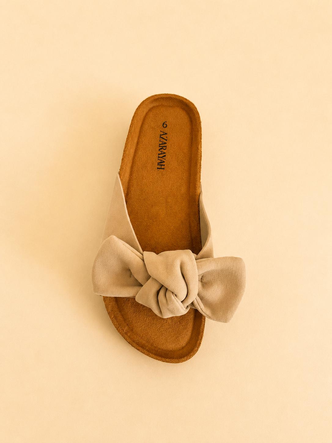 Bumble | Bow Detail Footbed Slide Sandal