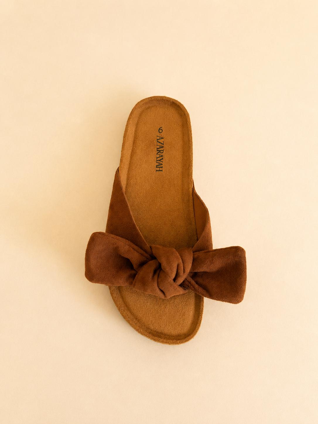 Bumble | Bow Detail Footbed Slide Sandal
