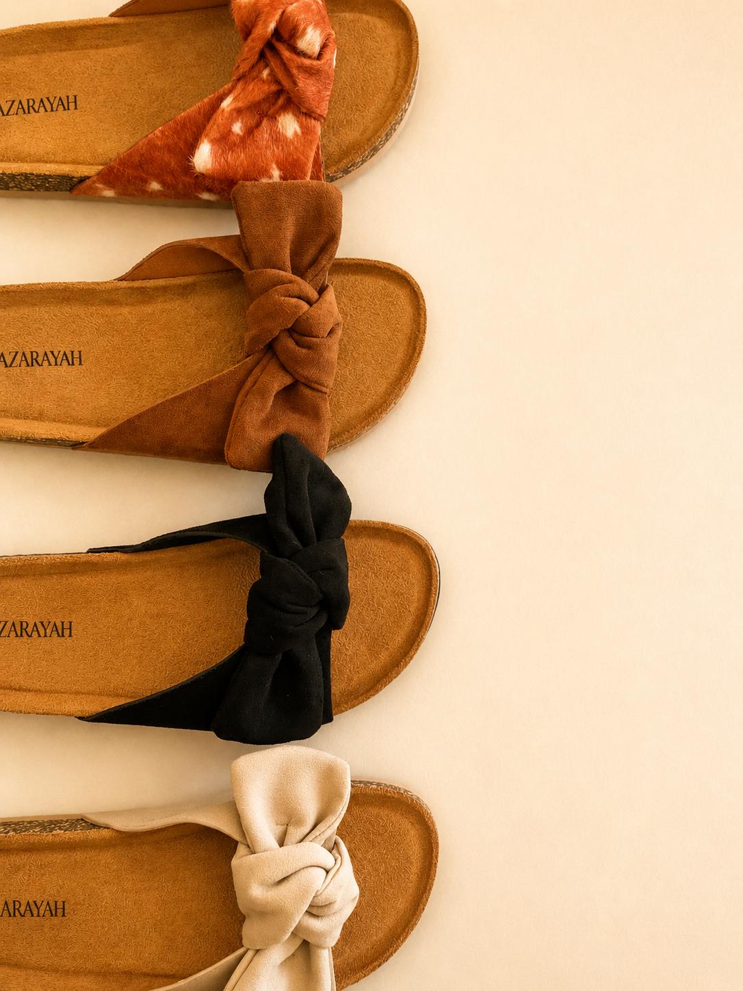 Bumble | Bow Detail Footbed Slide Sandal