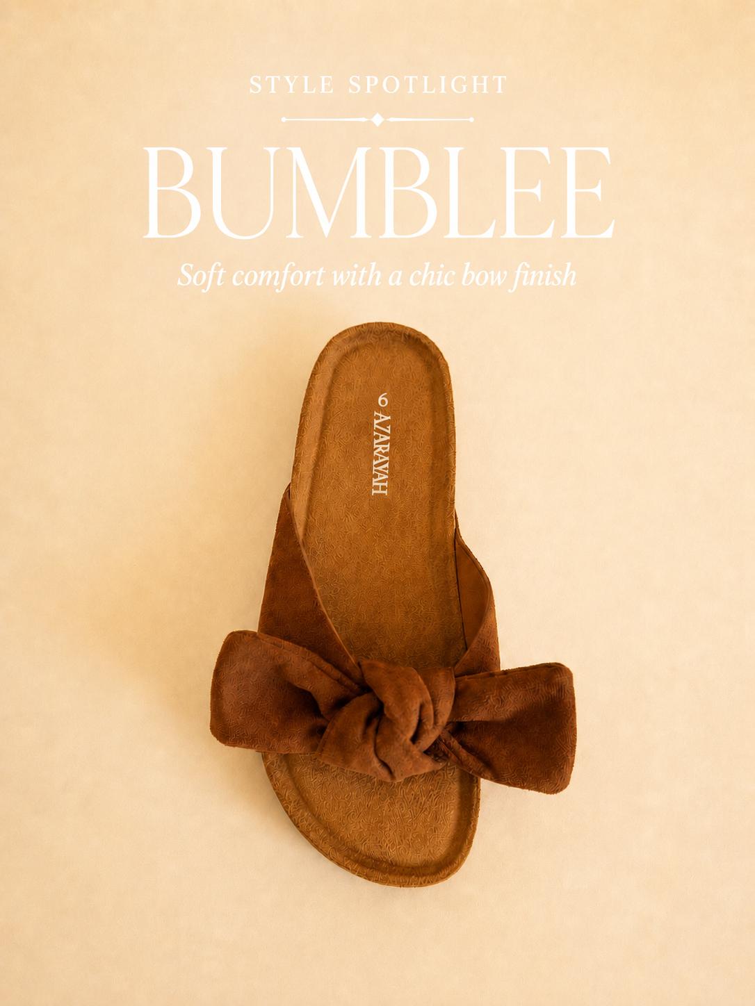 Bumble | Bow Detail Footbed Slide Sandal