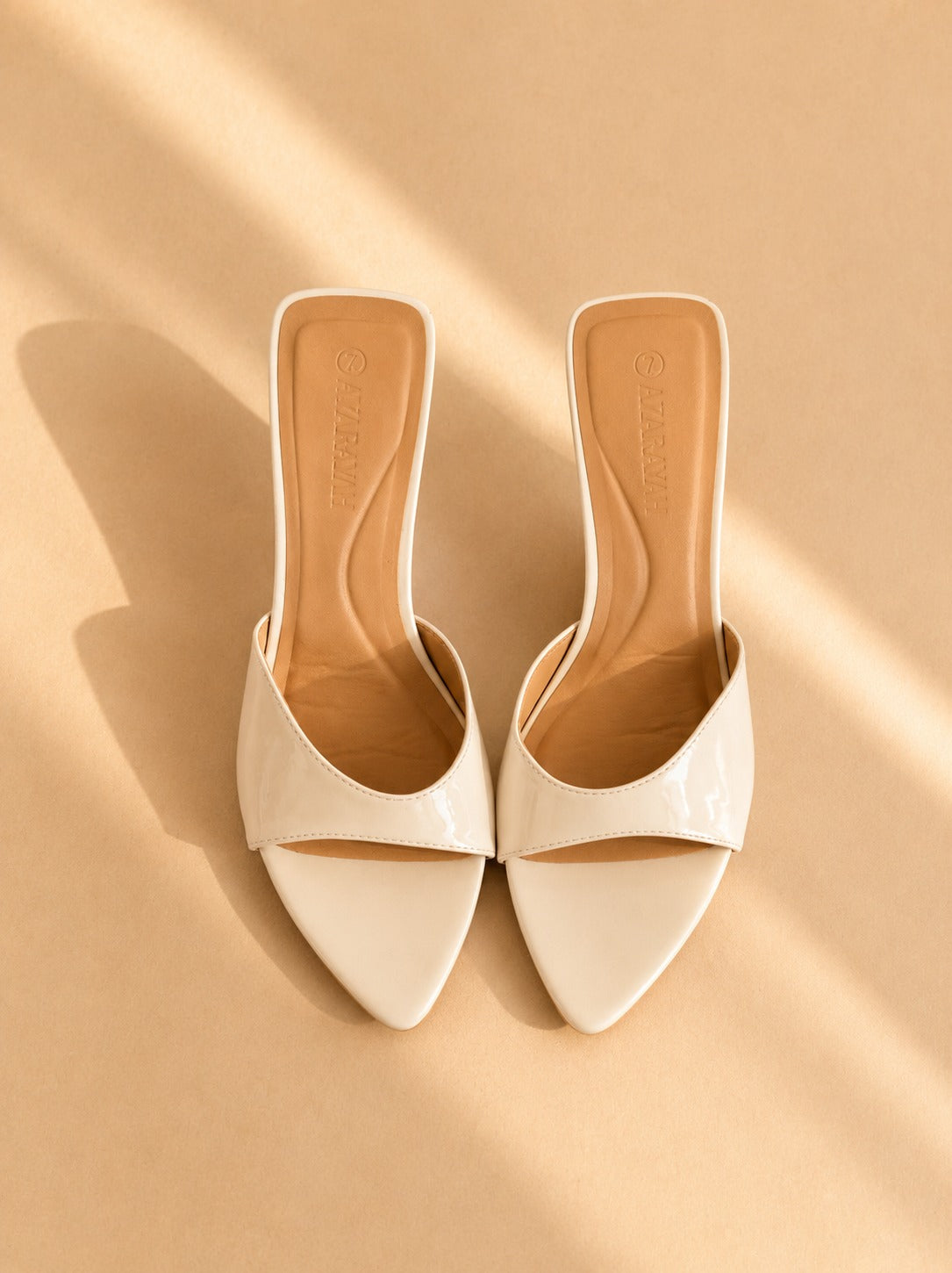Jawbreaker | Patent Open Toe Stiletto Mule