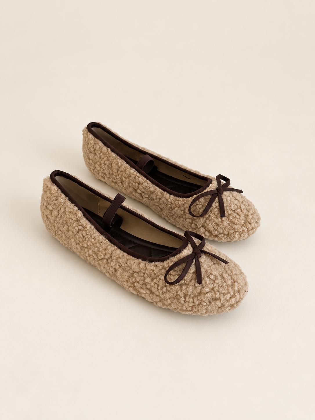 Teddy Bears | Women’s Teddy Bow Ballet Flats