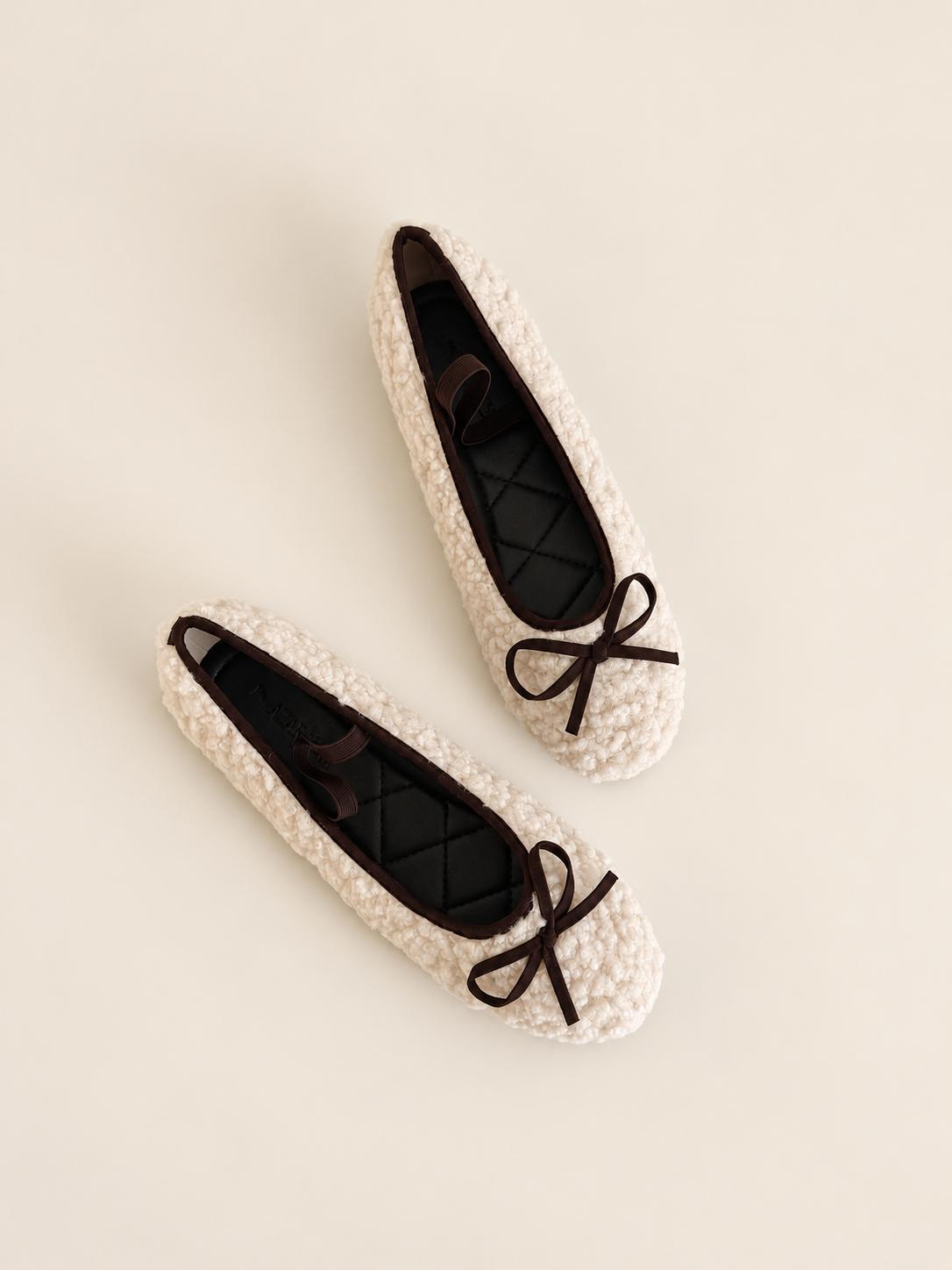 Teddy Bears | Women’s Teddy Bow Ballet Flats